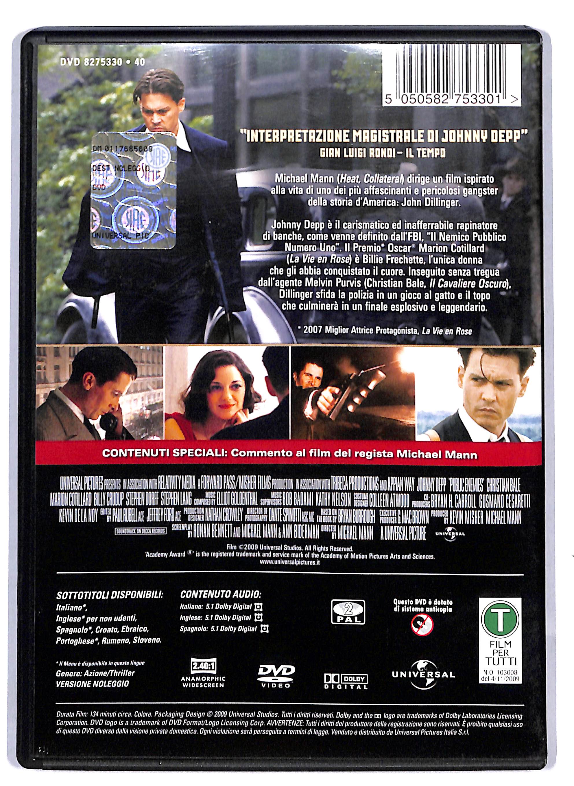 EBOND Nemico pubblico - Public Enemies Noleggio DVD DB746166 - Image 2
