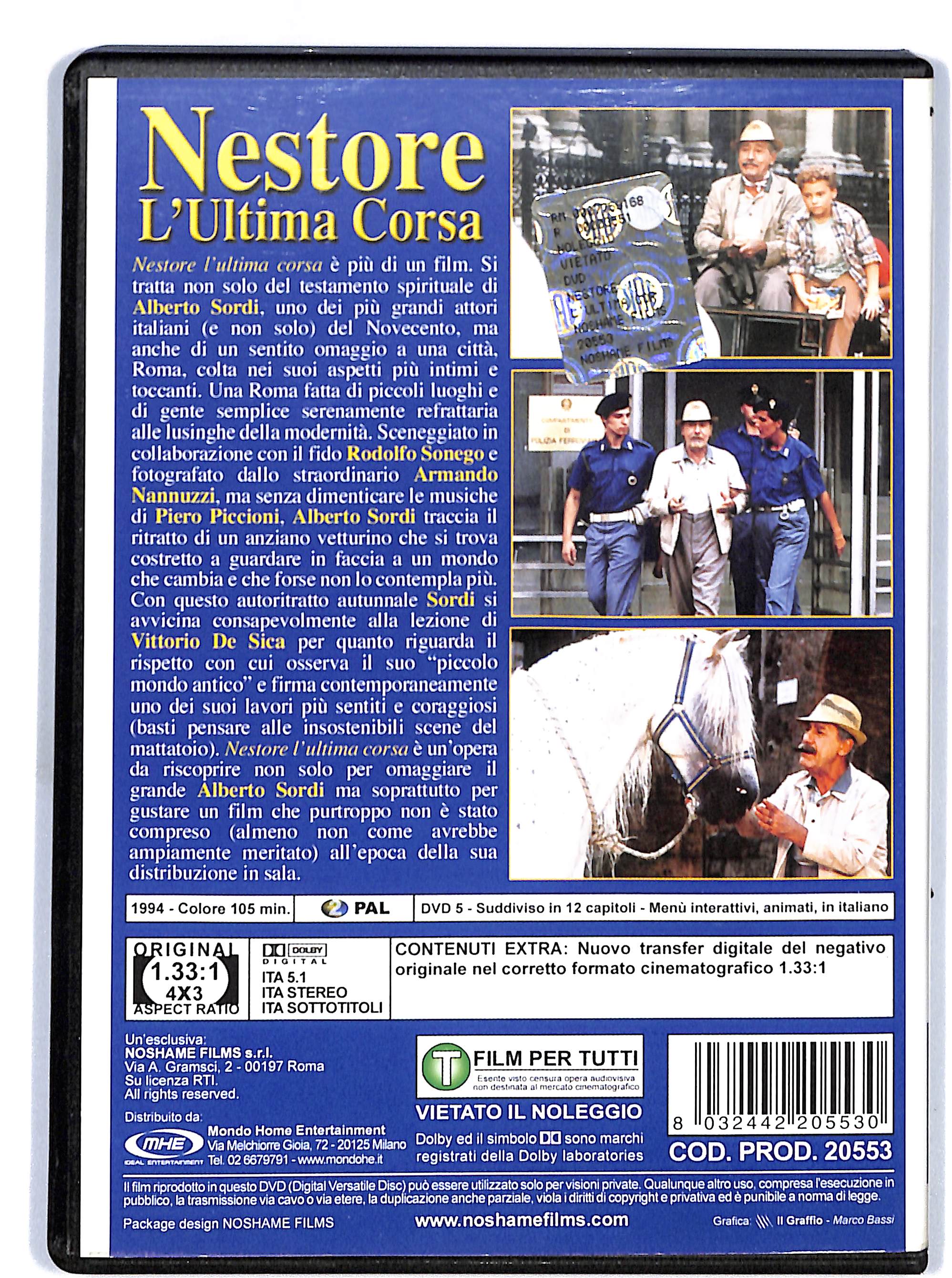 EBOND Nestore,L’ultima Corsa NOLEGGIO DVD DB755653 - Image 2
