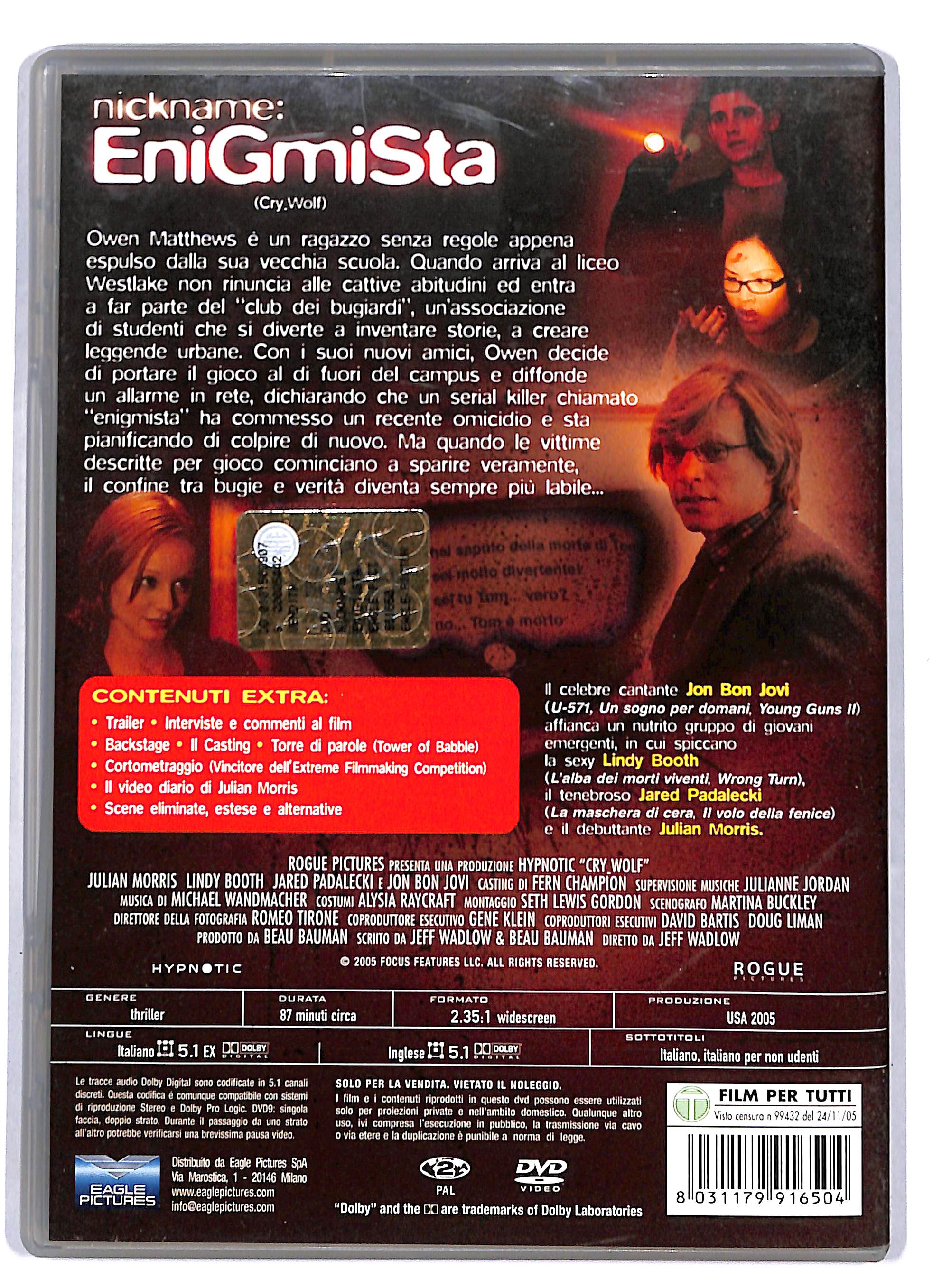 EBOND Nickname : Enigmista DVD DB764404 - Image 2