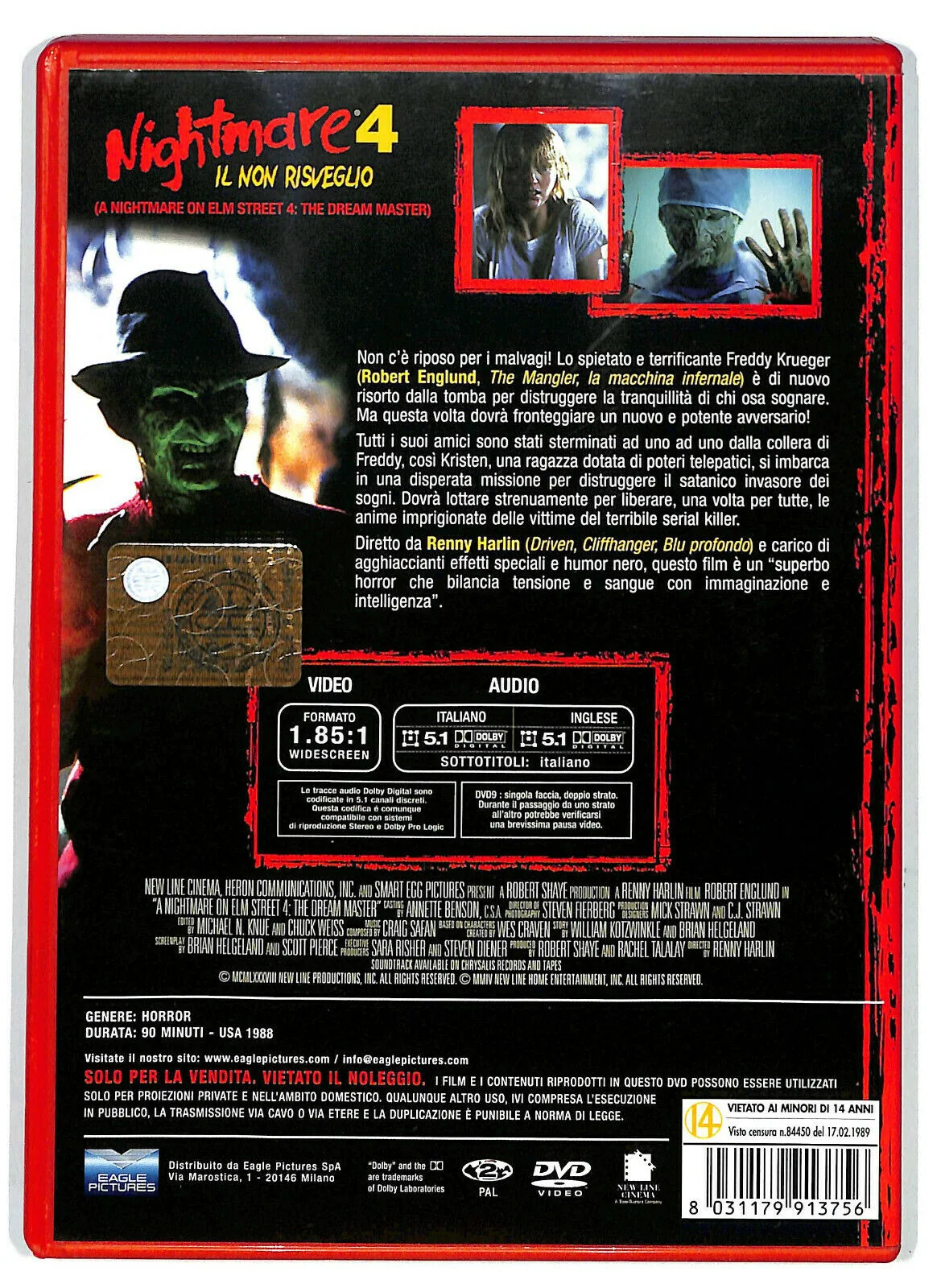 EBOND Nightmare 4 Il Non Risveglio DVD DB752633 - Image 2