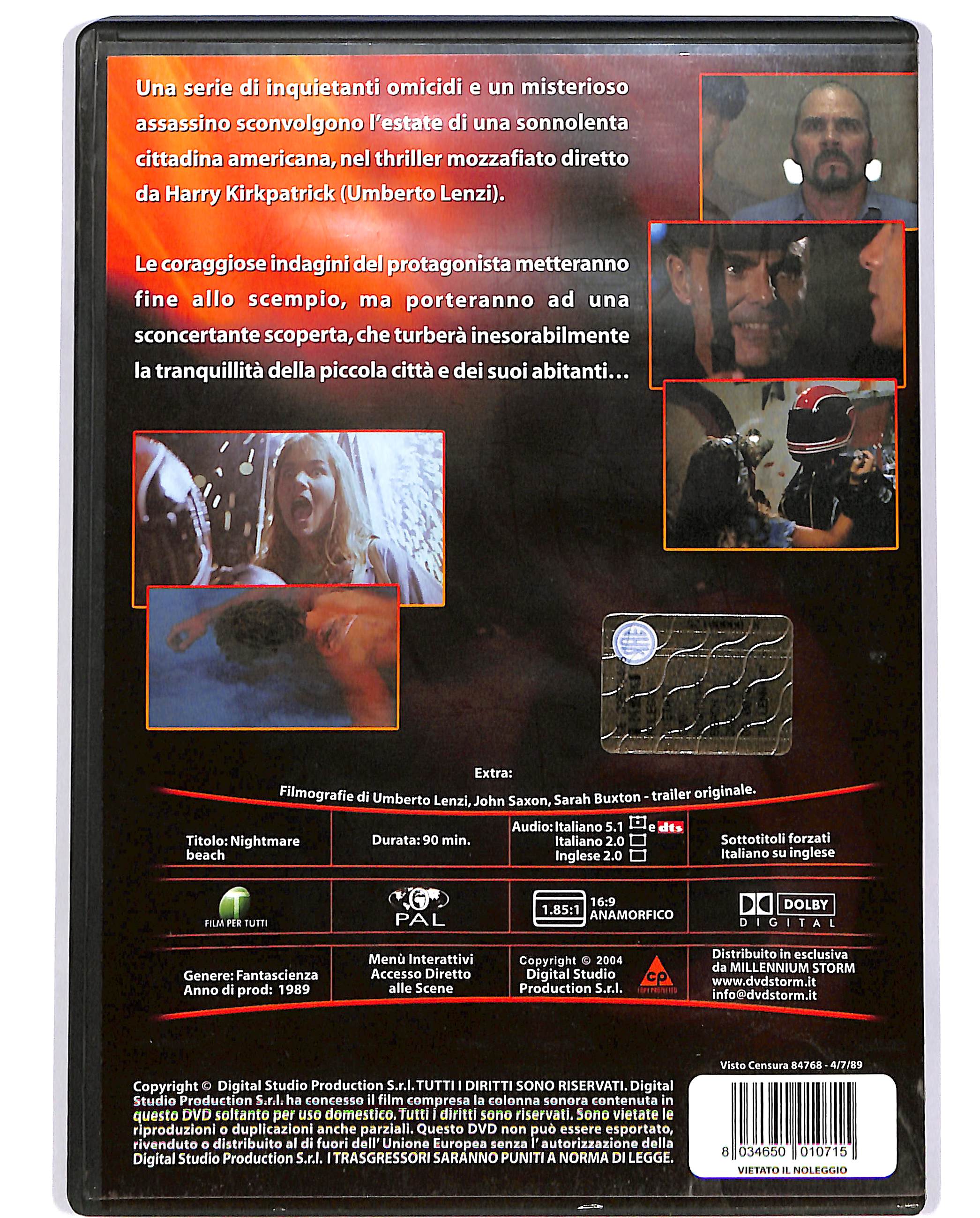 EBOND Nightmare beach - La spiaggia del terrore DVD DB740344 - Image 2