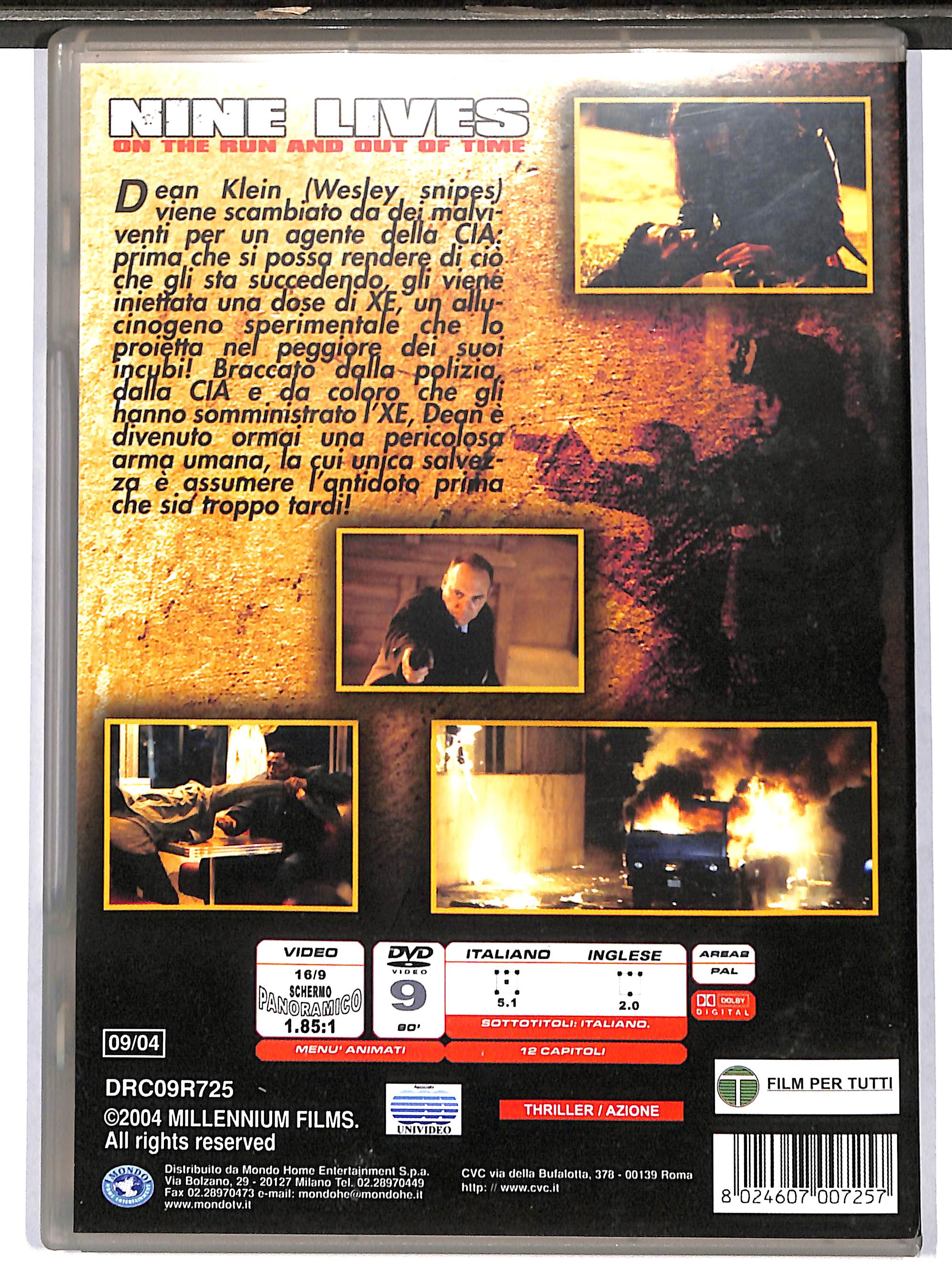 EBOND nine lives NOLEGGIO DVD DB769325 - Image 2