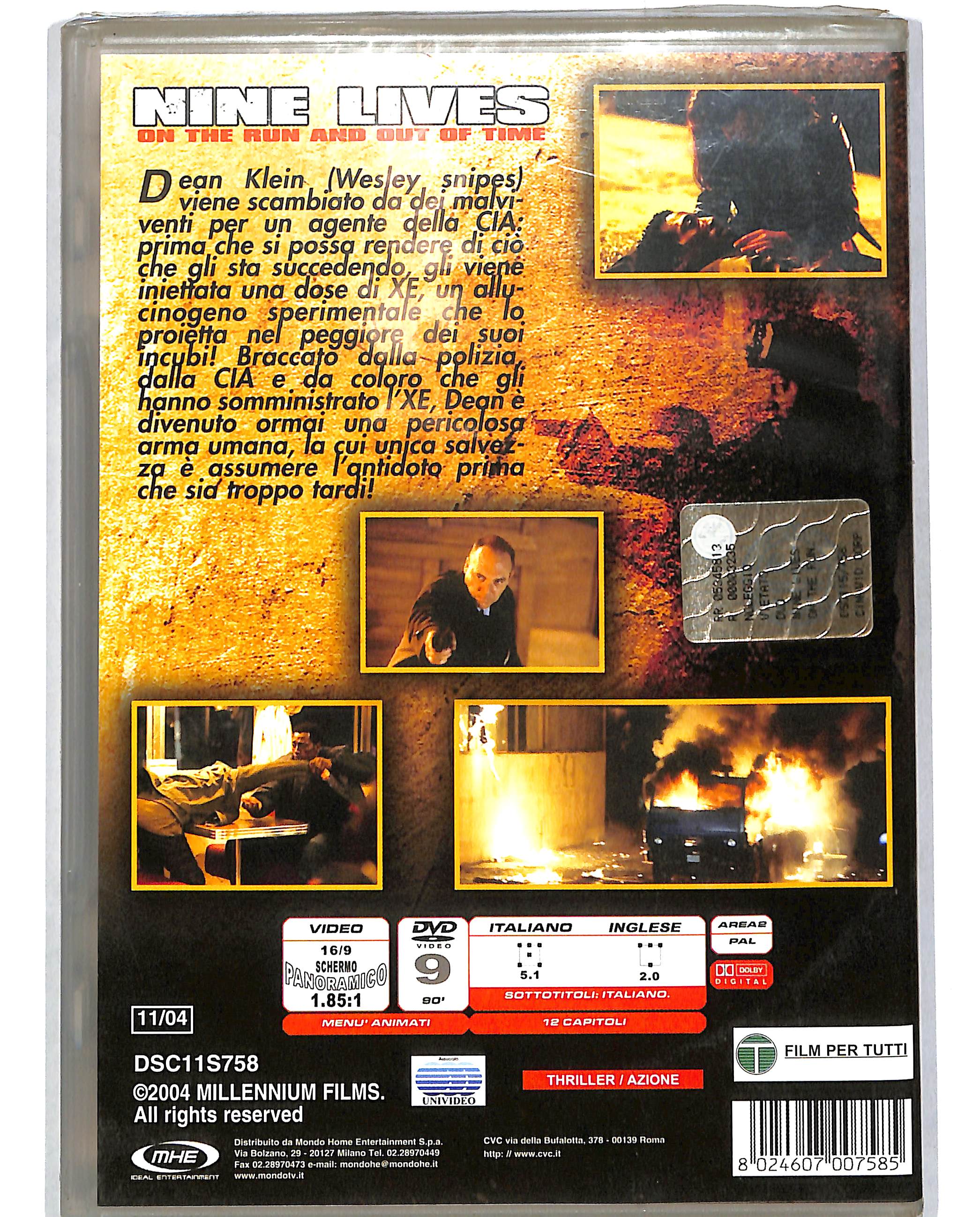 EBOND Nine Lives.On the Run and Out of Time DVD DB747117 - Image 2