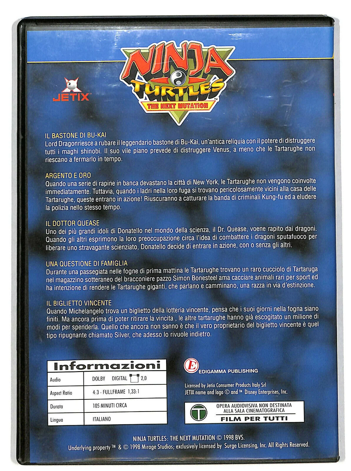 EBOND Ninja Turtles: The Next Mutation 2 Editoriale DVD DB722922 - Image 2