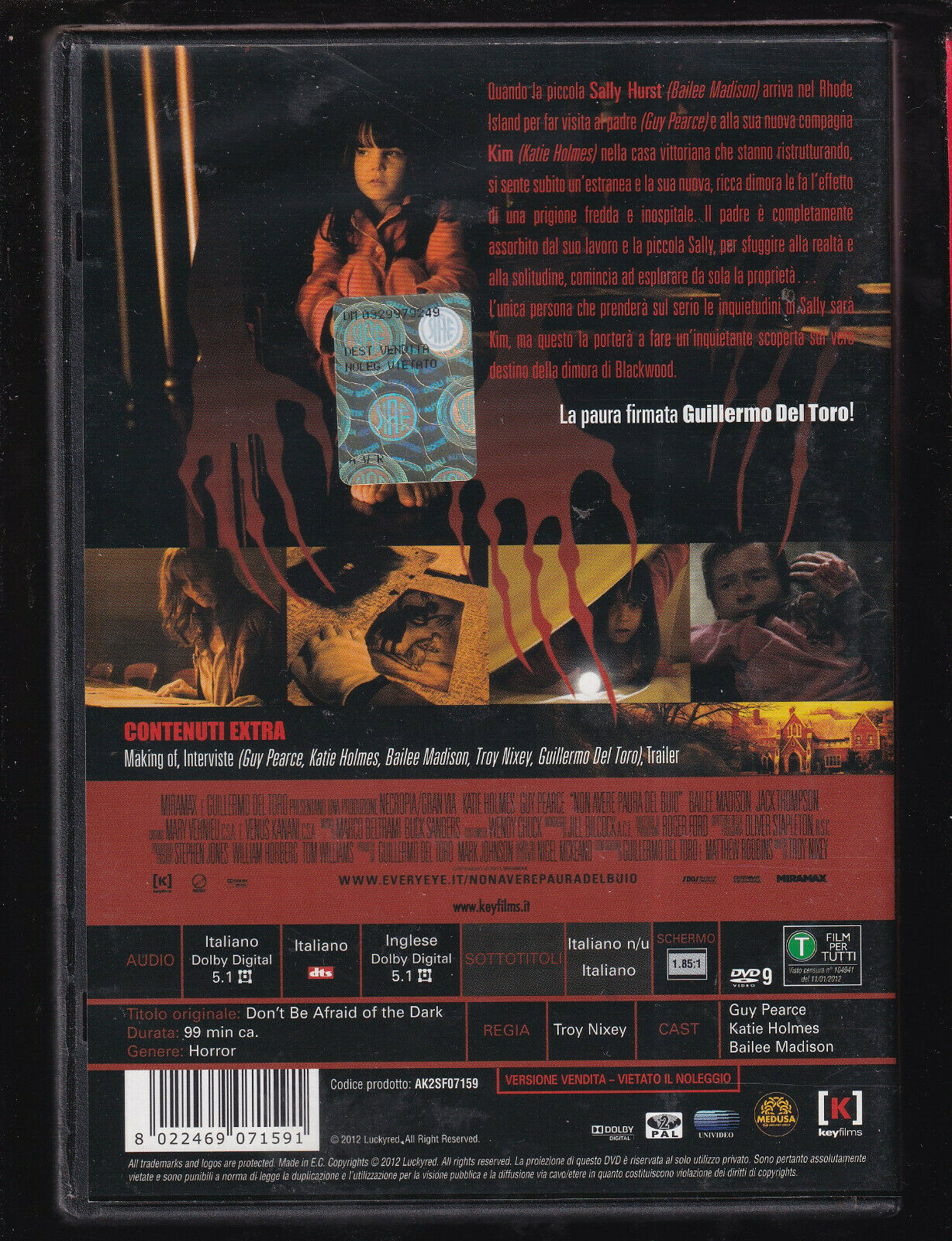 EBOND Non Avere Paura Del Buio DVD DB757339 - Image 2