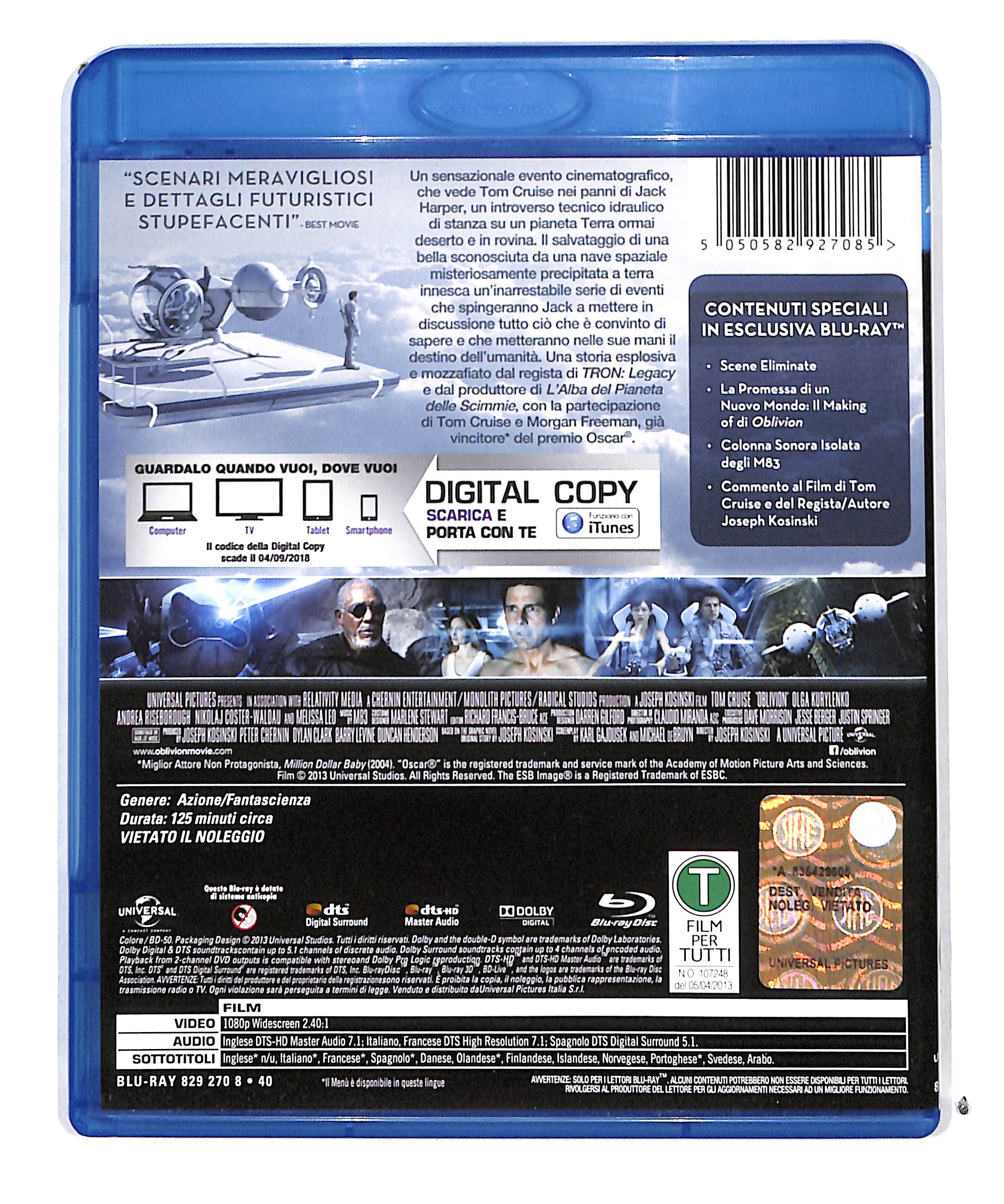 EBOND Oblivion + Copia Digitale BLURAY DB711632 - Image 2