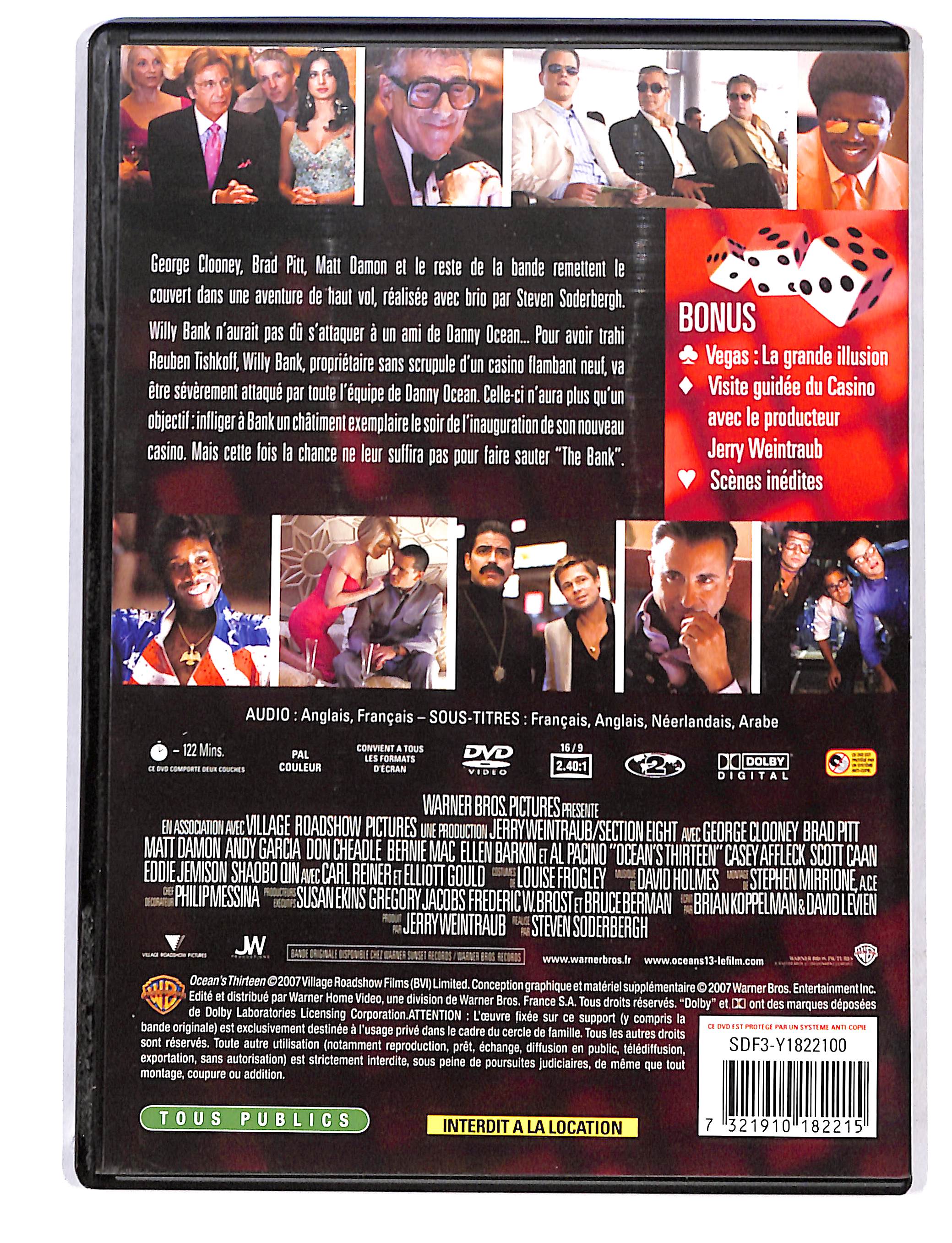 EBOND Ocean's 13 Edizione Francia DVD DB725940 - Image 2