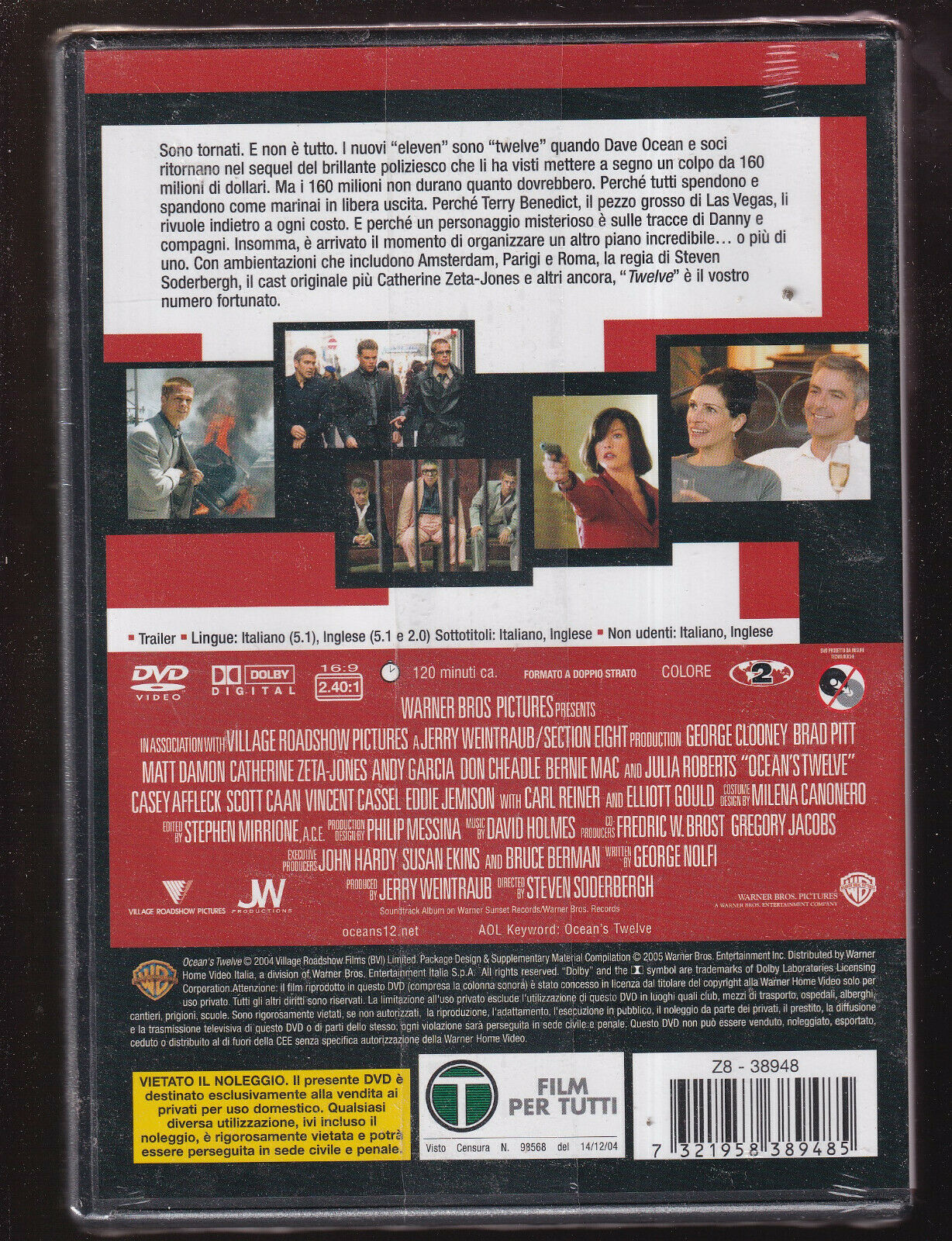 EBOND Ocean's Twelwe DVD DB727945 - Image 2