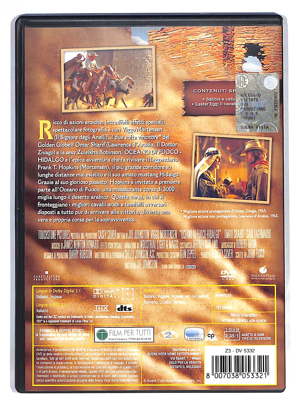 EBOND Oceano di fuoco - hidalgo DVD DB773206 - Image 2