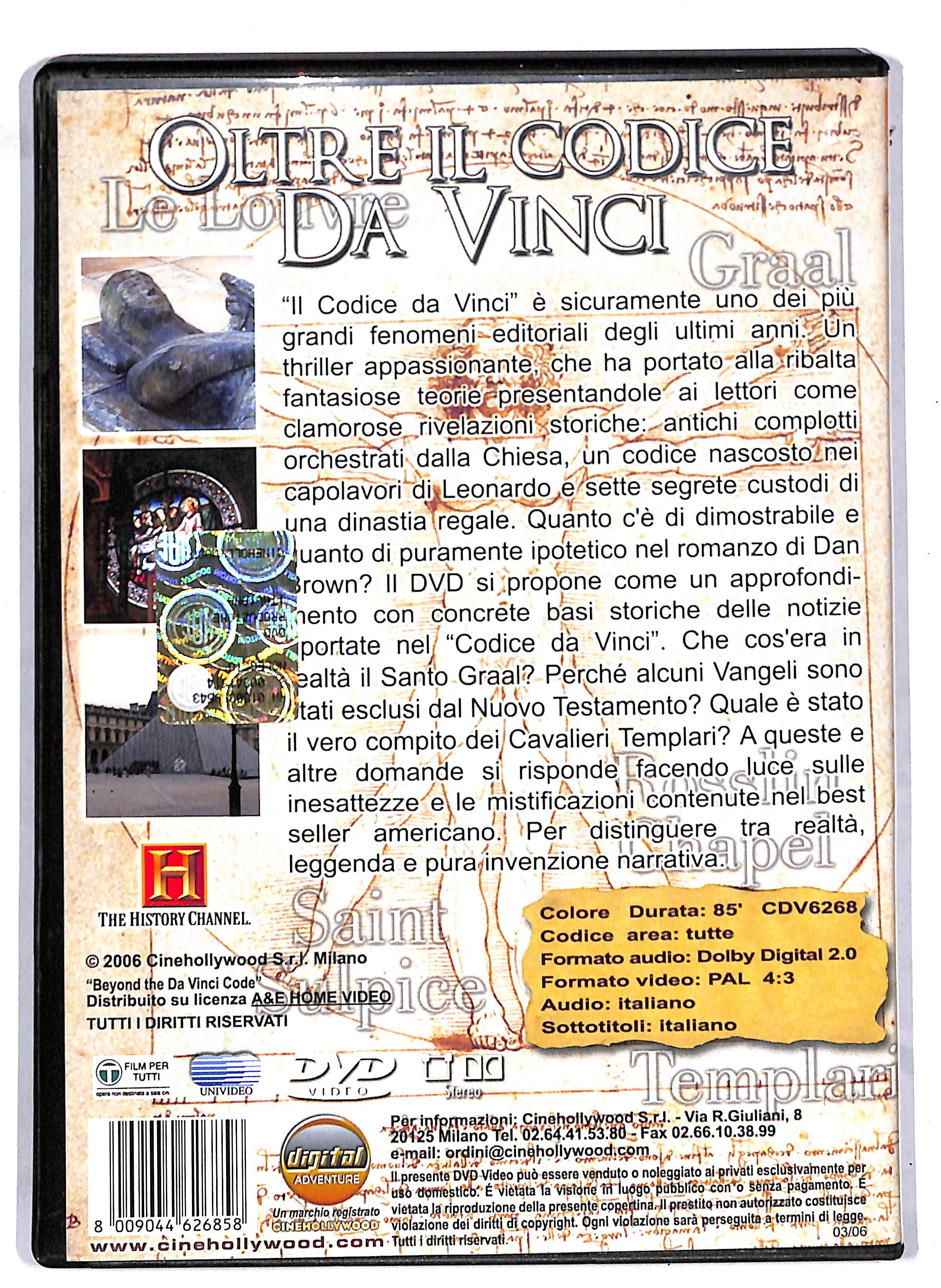 EBOND Oltre il codice Da Vinci DVD DB711838 - Image 2
