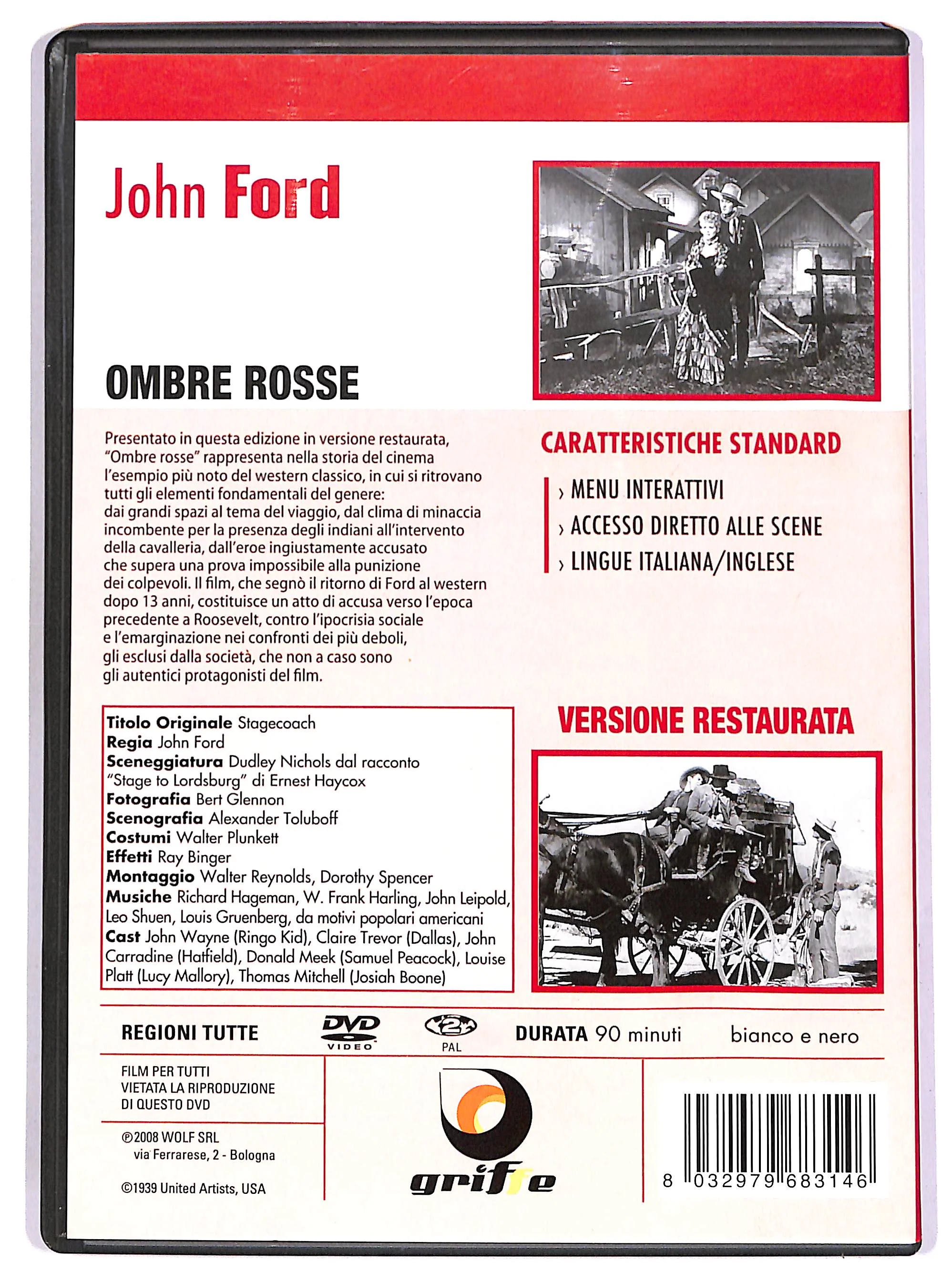 EBOND Ombre rosse DVD DB691935 - Image 2