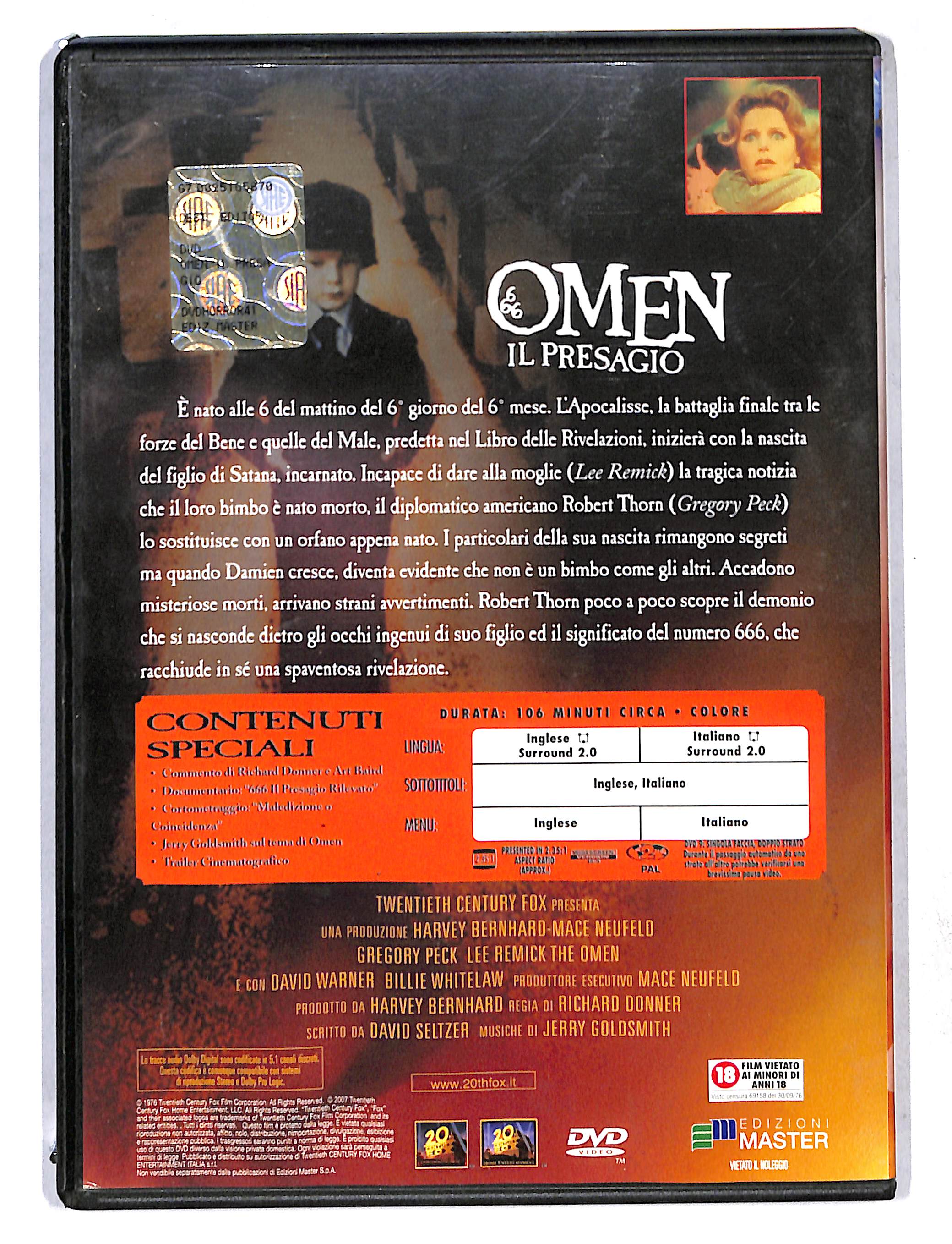 EBOND Omen il presagio EDITORIALE DVD DB753247 - Image 2