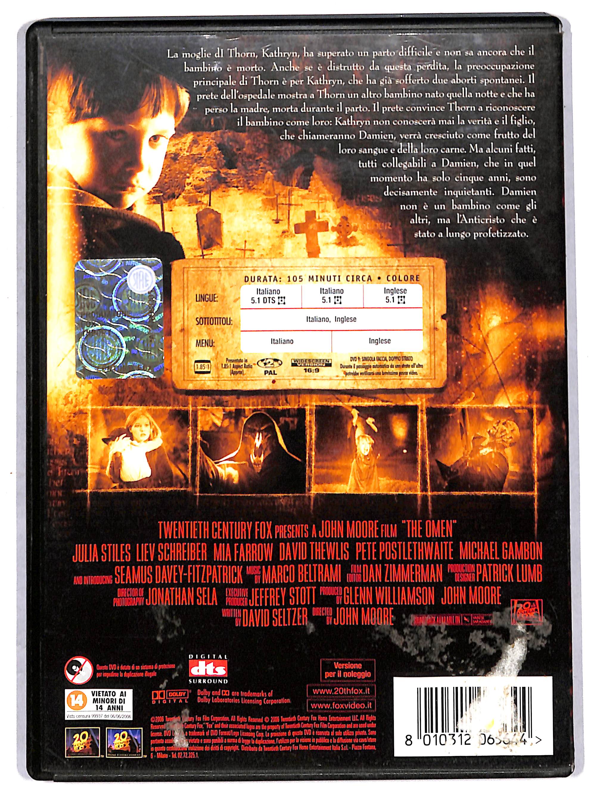EBOND omen, il presagio NOLEGGIO DVD DB740837 - Image 2