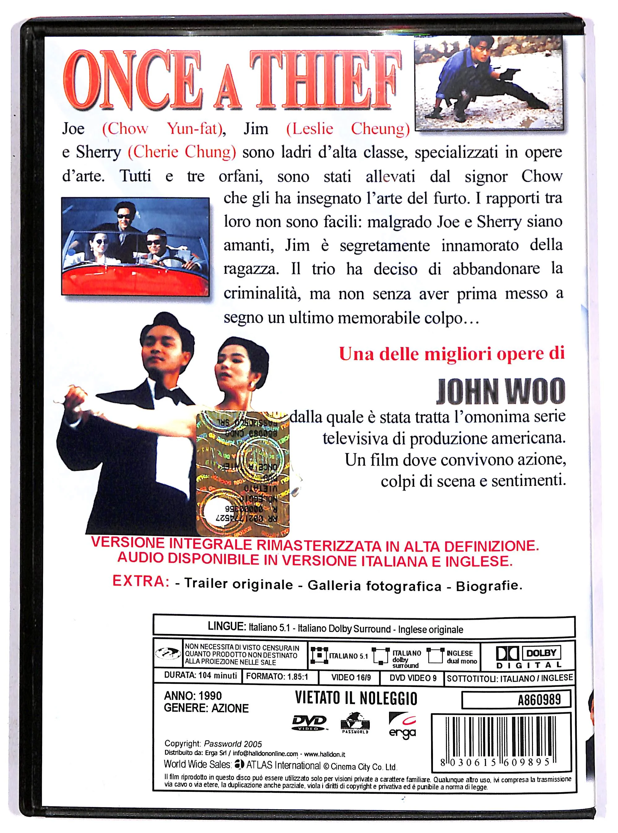 EBOND Once a Thief DVD DB752842 - Image 2