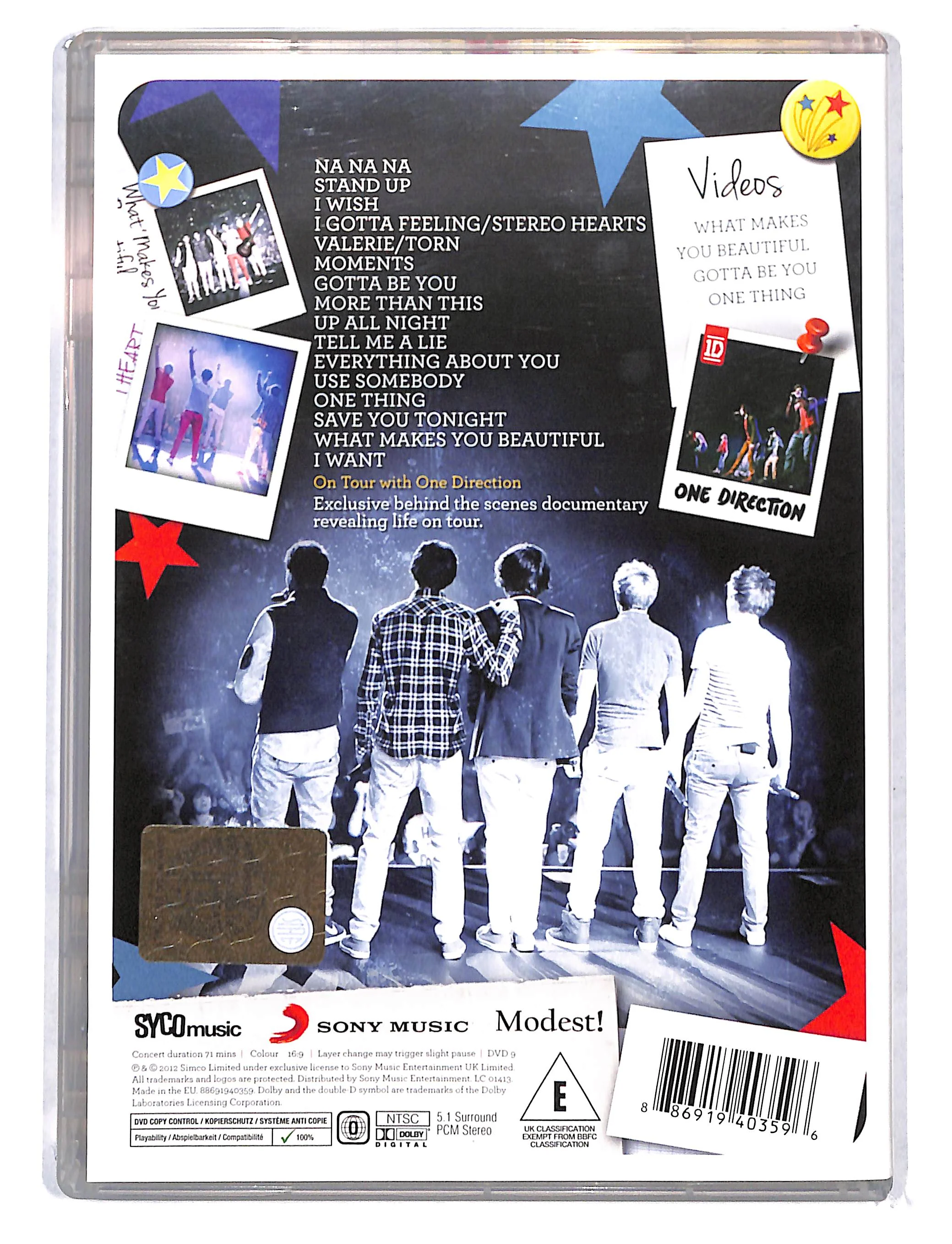 EBOND One Direction - Up All Night-The Live Tour DVD DB742602 - Image 2