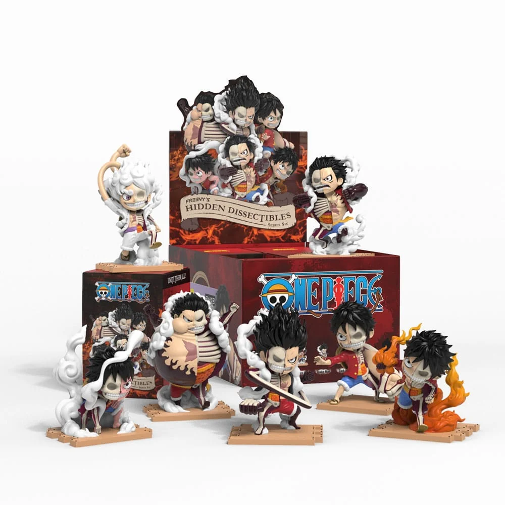 ONE PIECE BLIND BOX HIDDEN DISSECTIBLES SERIES 6 (LUFFY GEAR'S) DISPLAY (6) P051125