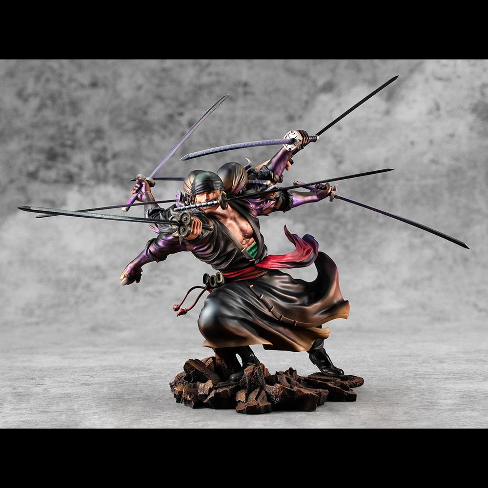 ONE PIECE EXCELLENT MODEL P.O.P PVC STATUE SA-MAXIMUM RORONOA ZORO VER. DEMON SP P050076 - Image 4