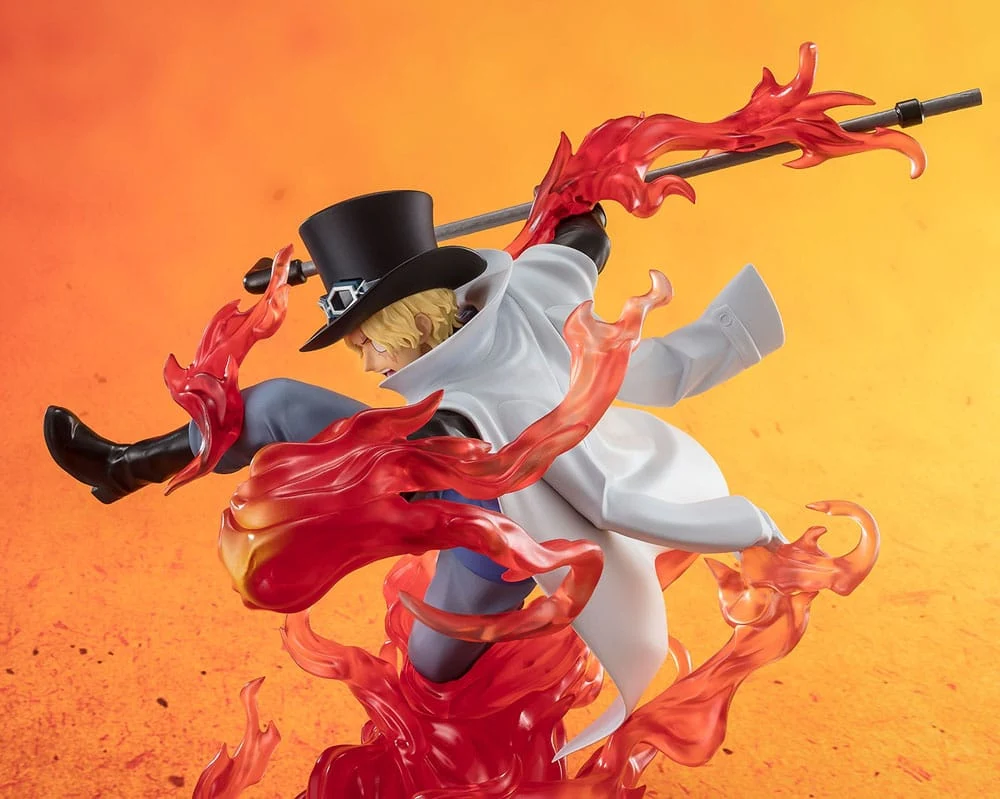 ONE PIECE FIGUARTS ZERO EXTRA BATTLE PVC STATUE SABO FIRE FIST ROOK CHECK 19 CM P033168 - Image 5