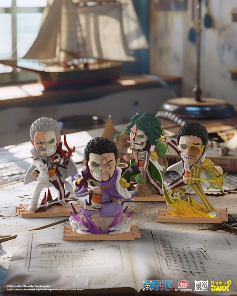 One Piece Freeny's Hidden Dissectables Marines Edition 4 inch Vinyl Figure Blind Box Display (6) - Image 4