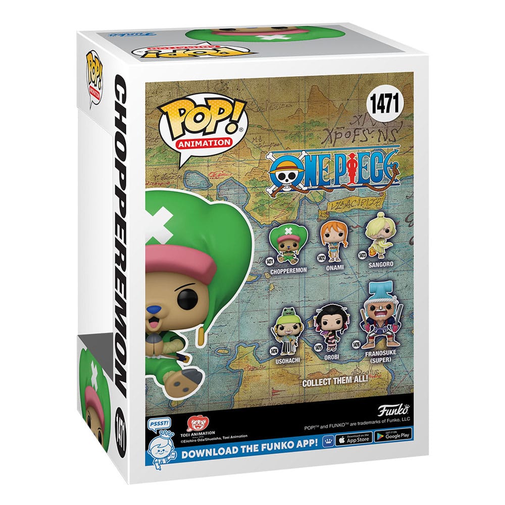 ONE PIECE POP! ANIMATION VINYL FIGURE CHOPPEREMON (WANO) 9 CM P037780 - Image 3