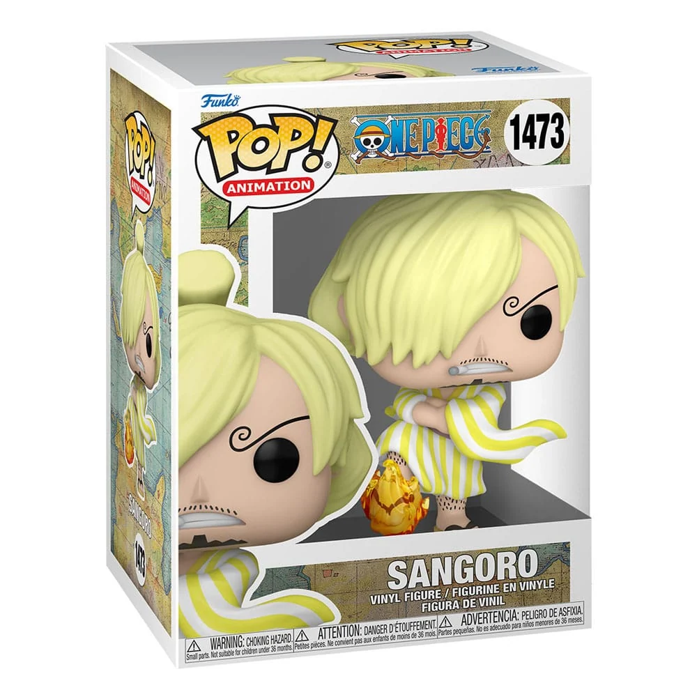 ONE PIECE POP! ANIMATION VINYL FIGURE SANGORO (WANO) 9 CM P037782 - Image 2