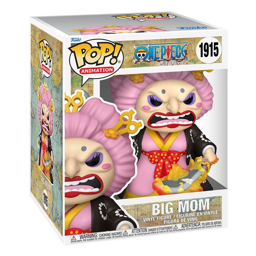 ONE PIECE POP! SUPER ANIMATION VINYL FIGURE BIG MOM (KIMONO) 17 CM P039281 - Image 2