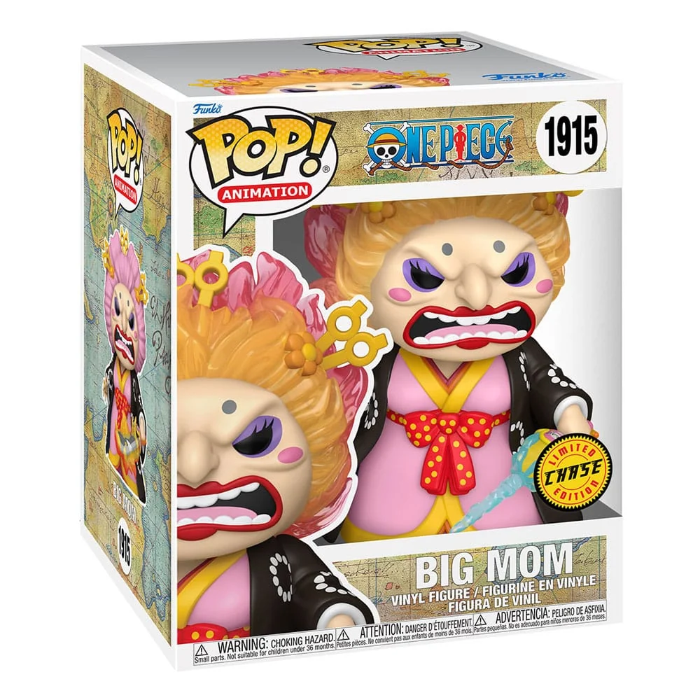 ONE PIECE POP! SUPER ANIMATION VINYL FIGURE BIG MOM (KIMONO) 17 CM P039281 - Image 4