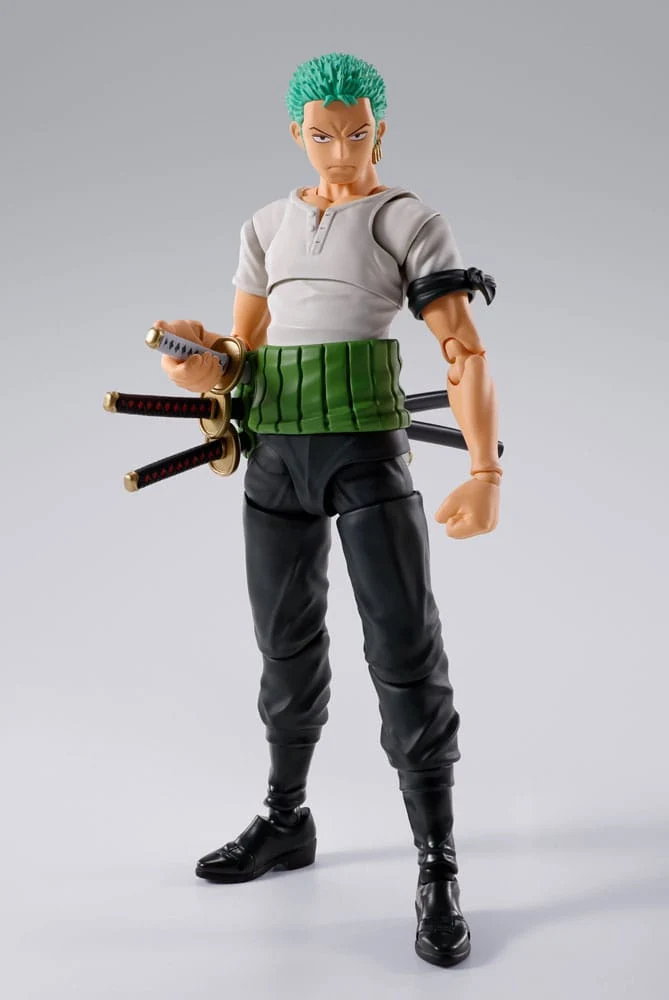 ONE PIECE S.H.FIGUARTS ACTION FIGURE RORONOA ZORO ROMANCE DAWN VER. 15 CM P034307