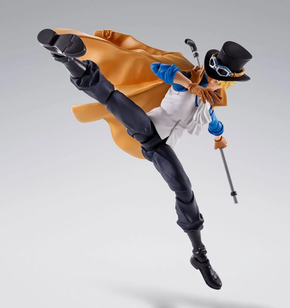 ONE PIECE S.H.FIGUARTS ACTION FIGURE SABO REVOLUTIONARY ARMY CHIEF OF STAFF VER. P034308 - Image 4