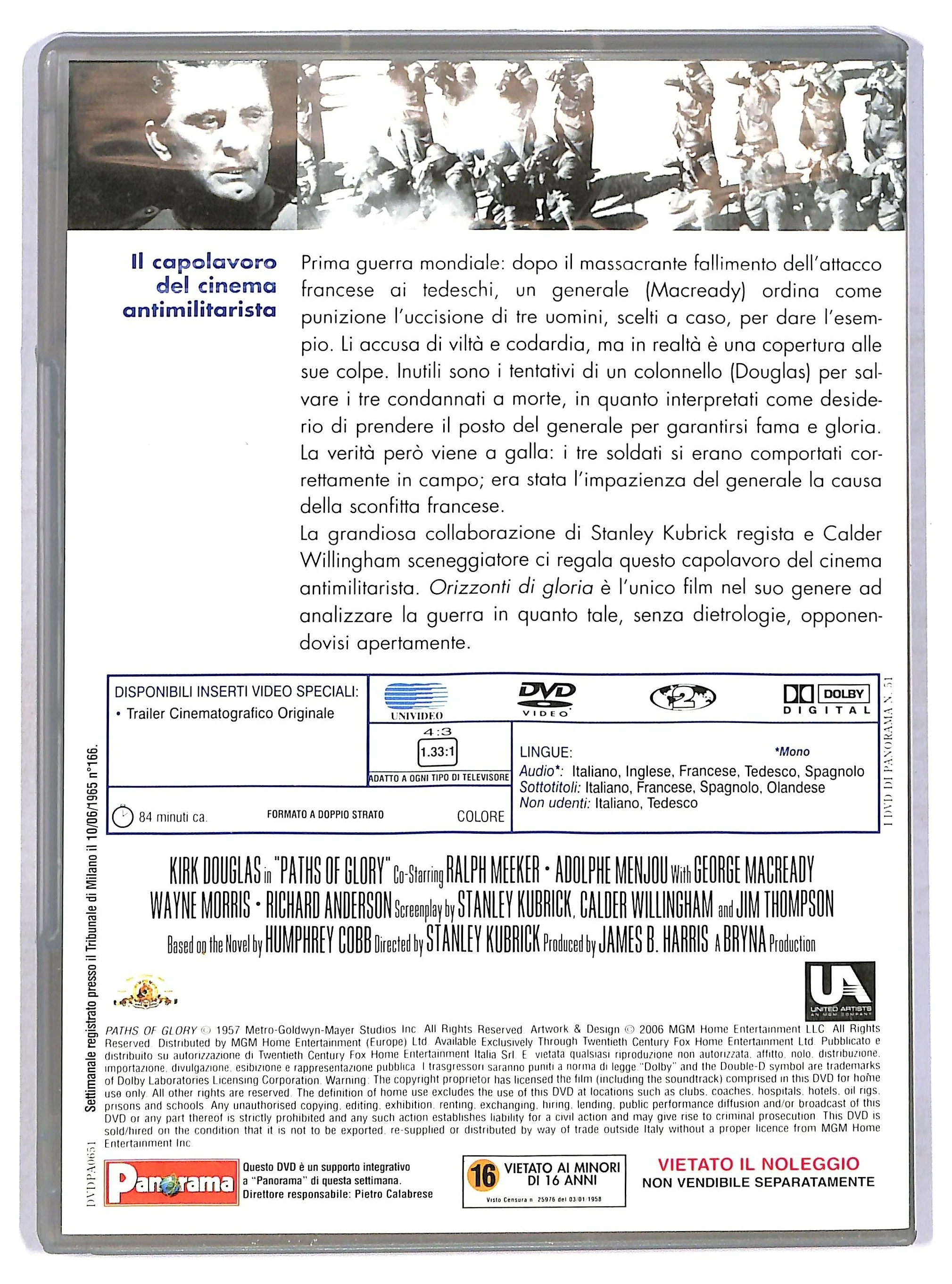 EBOND Orizzonti di gloria EDITORIALE DVD DB728858 - Image 2