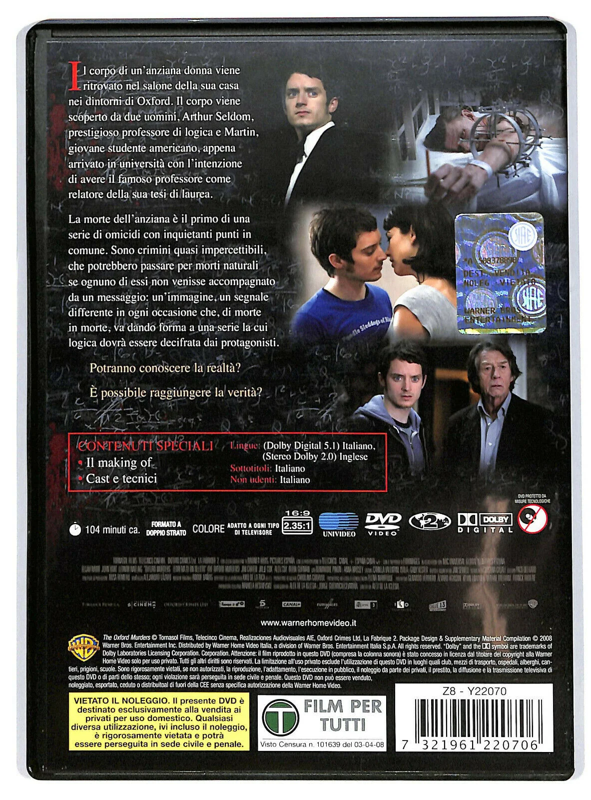 EBOND Oxford Murders - Teorema Di Un Delitto NOLEGGIO DVD DB721639 - Image 2