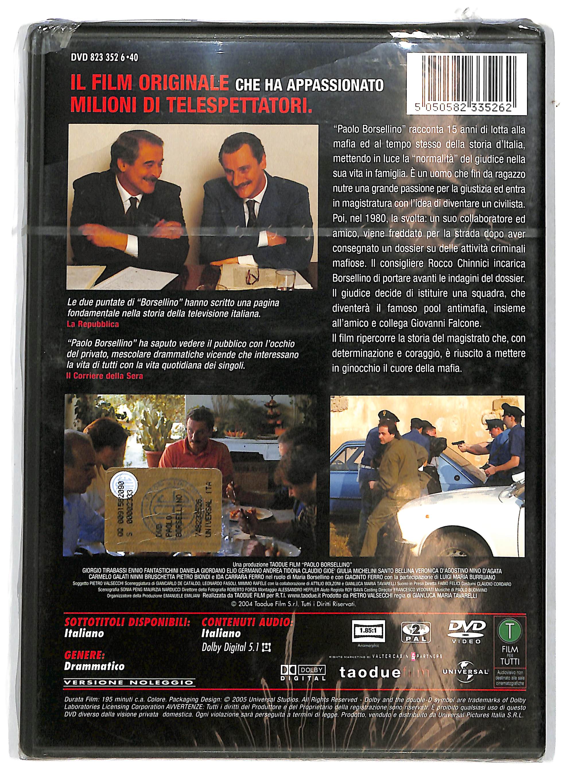 EBOND Paolo Borsellino NOLEGGIO DVD DB724165 - Image 2