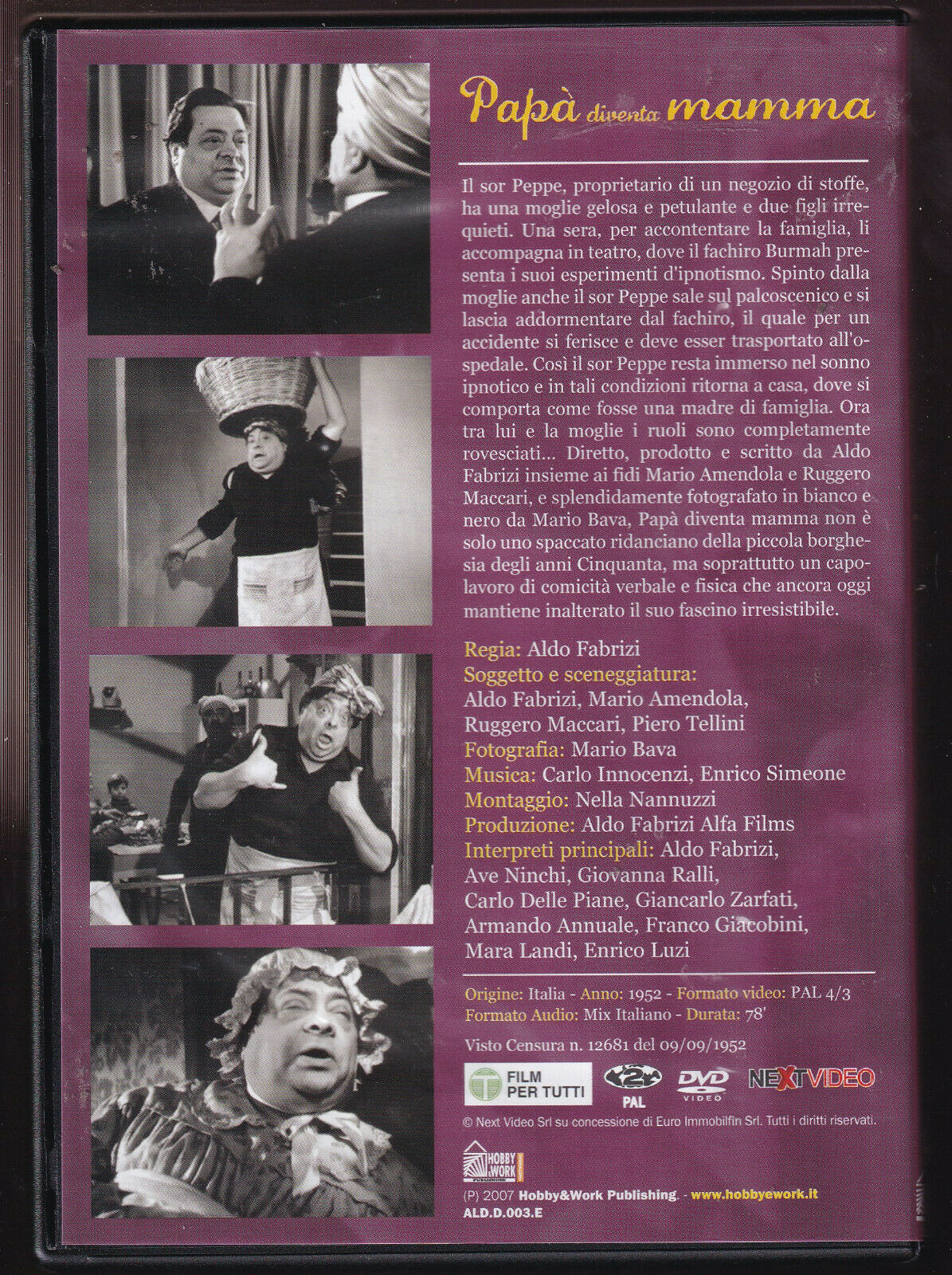 EBOND Papa Diventa Mamma Editoriale Hobby e Work DVD DB690643 - Image 2