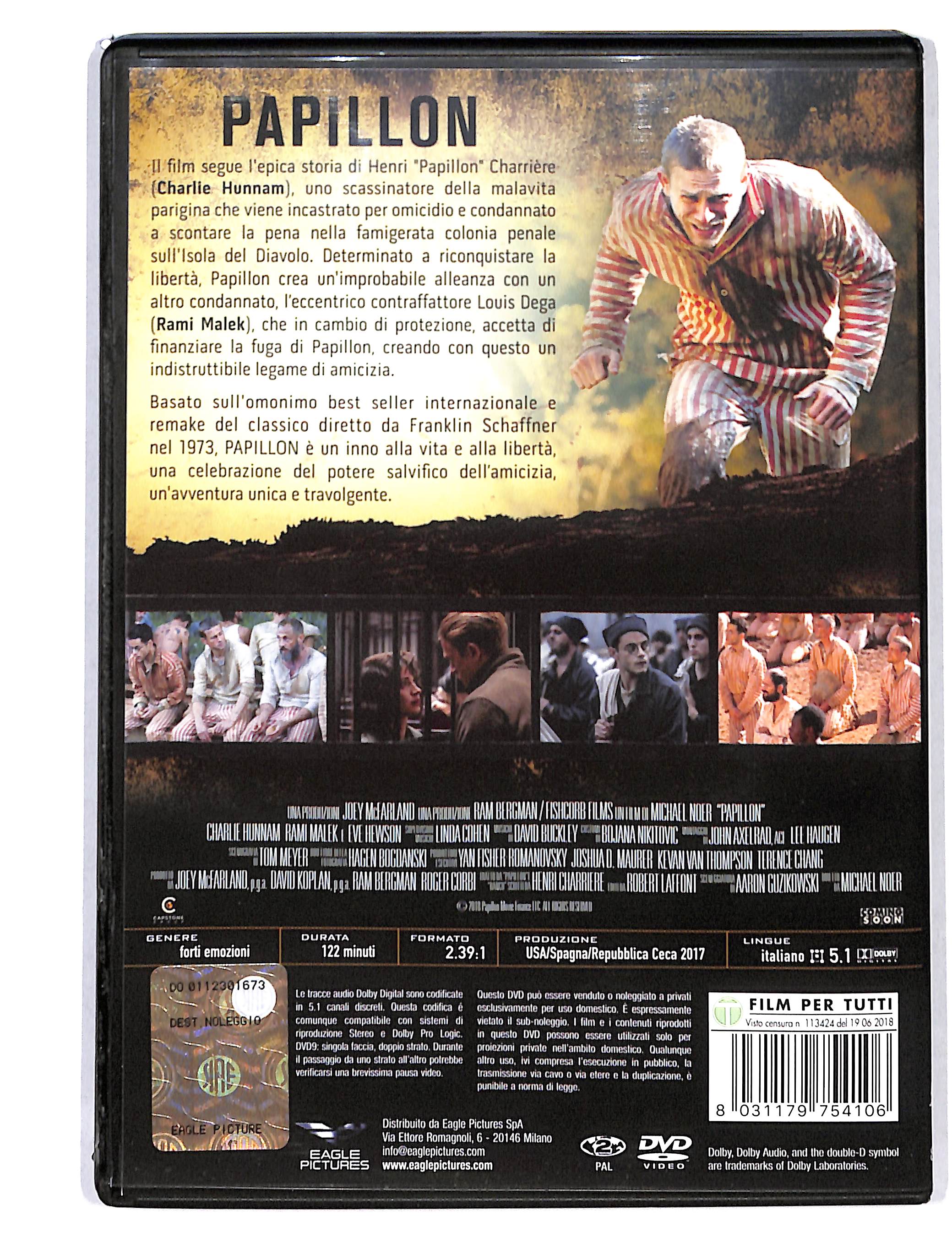 EBOND Papillon NOLEGGIO DVD DB727811 - Image 2