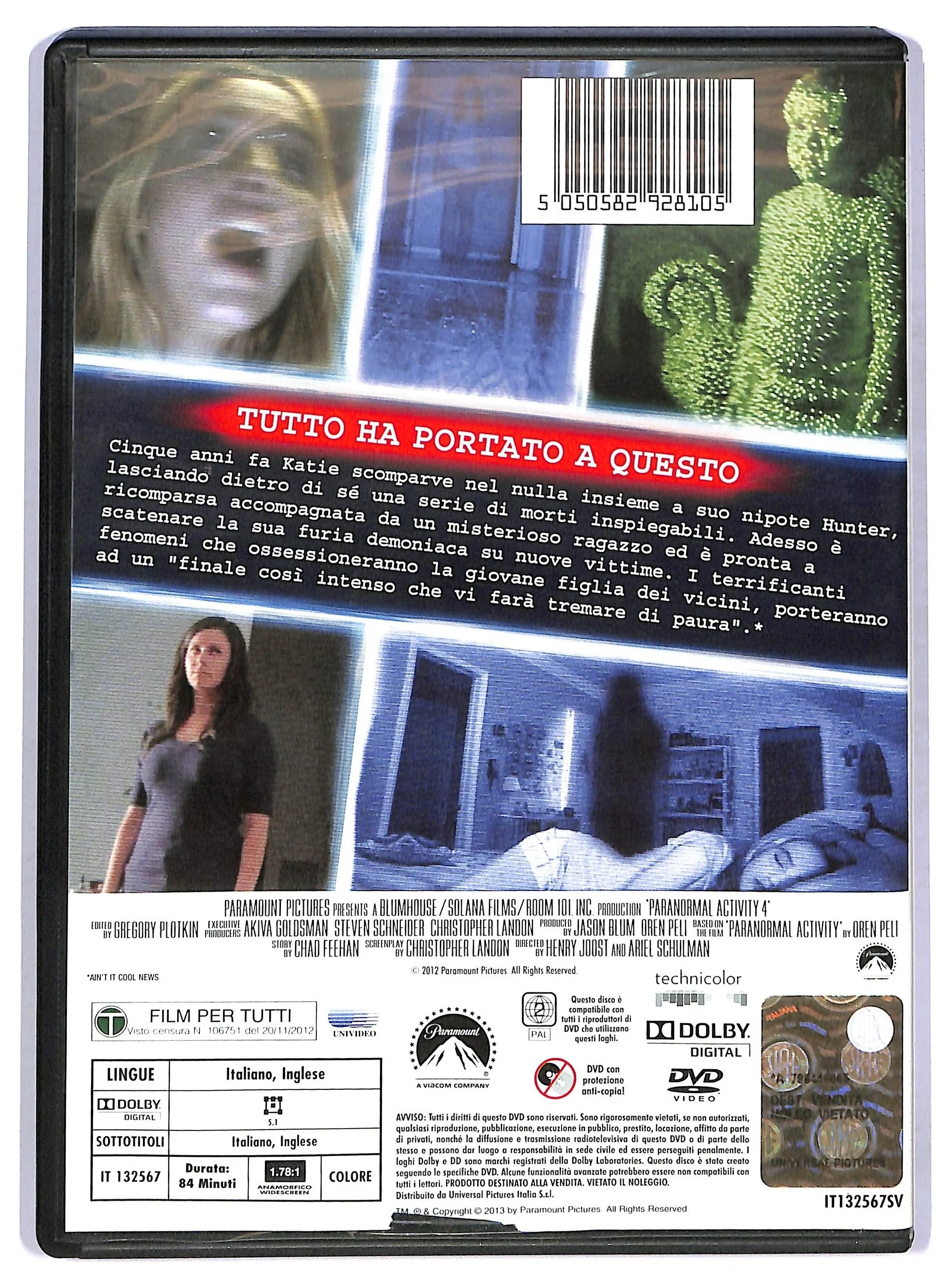 EBOND Paranormal Activity 4 NOLEGGIO DVD DB733657 - Image 2