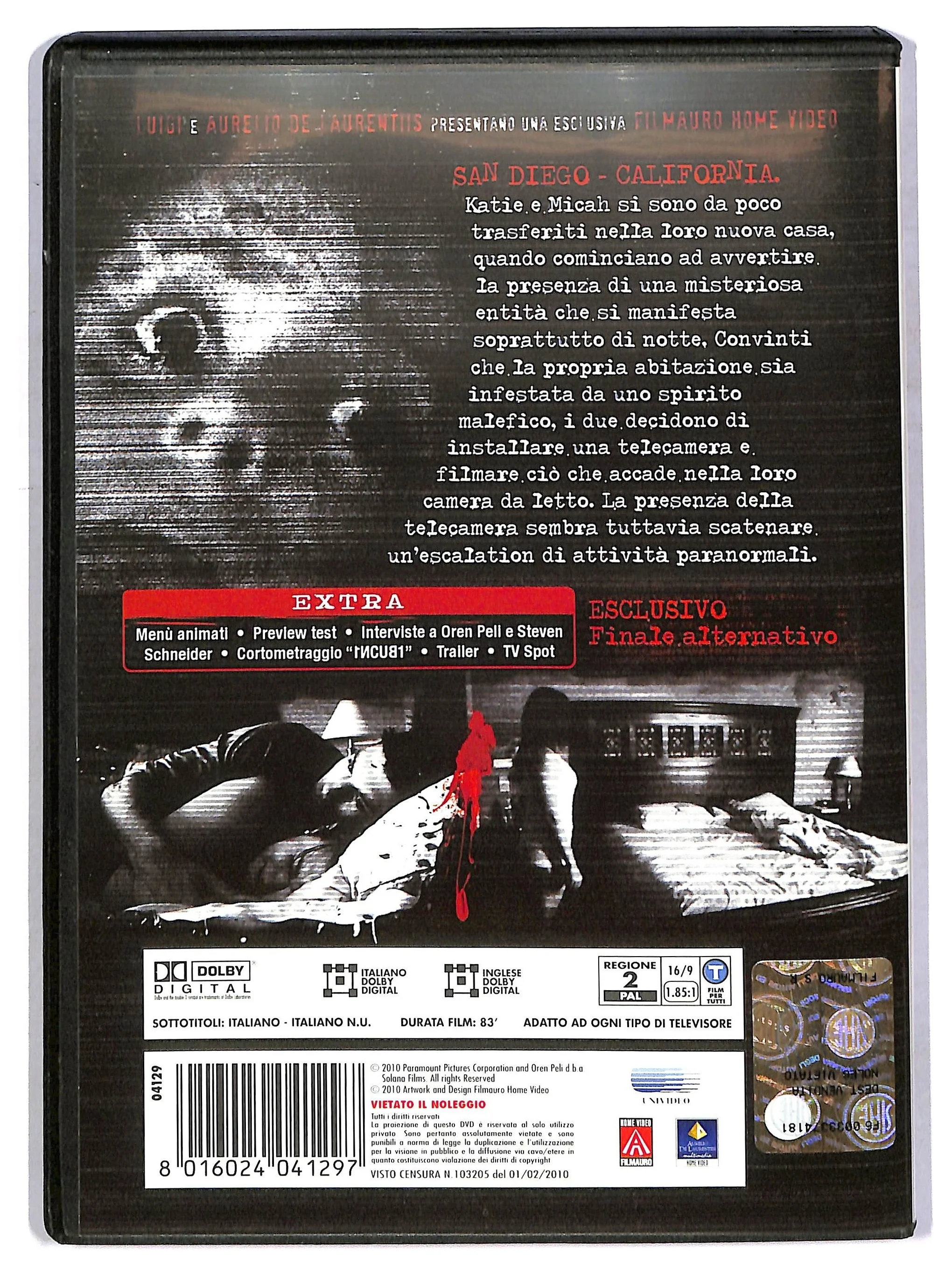 EBOND Paranormal Activity NOLEGGIO DVD DB732915 - Image 2