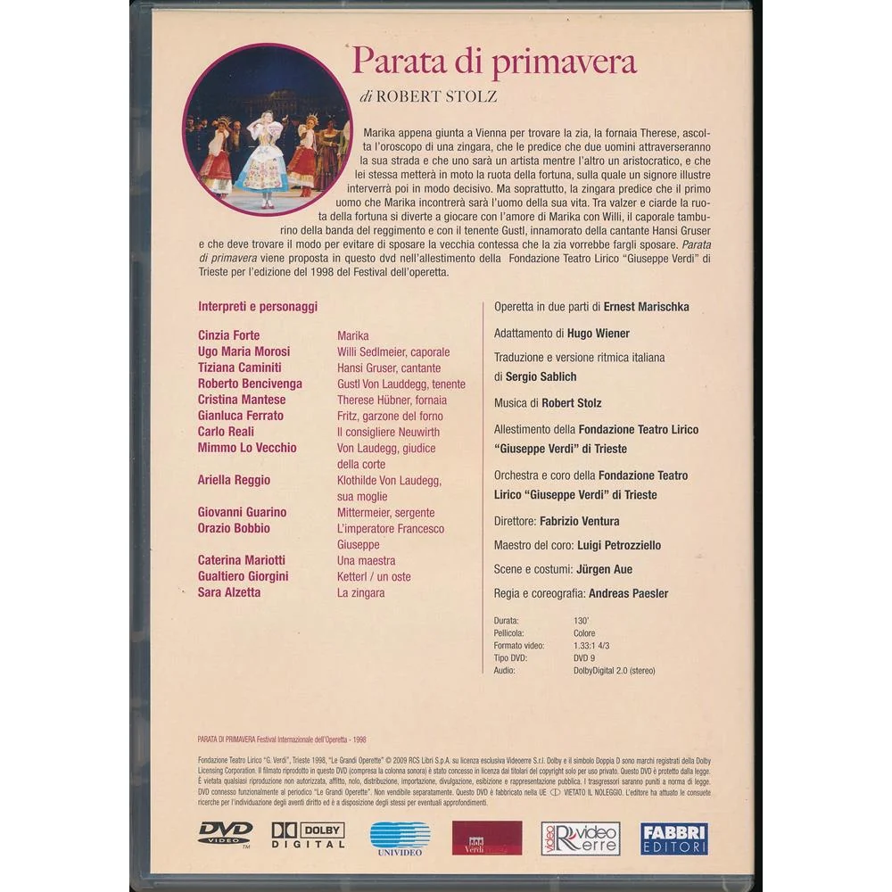 EBOND Parata di Primavera Le Grandi Operette [FABBRI Editori] DVD DB727936 - Image 2