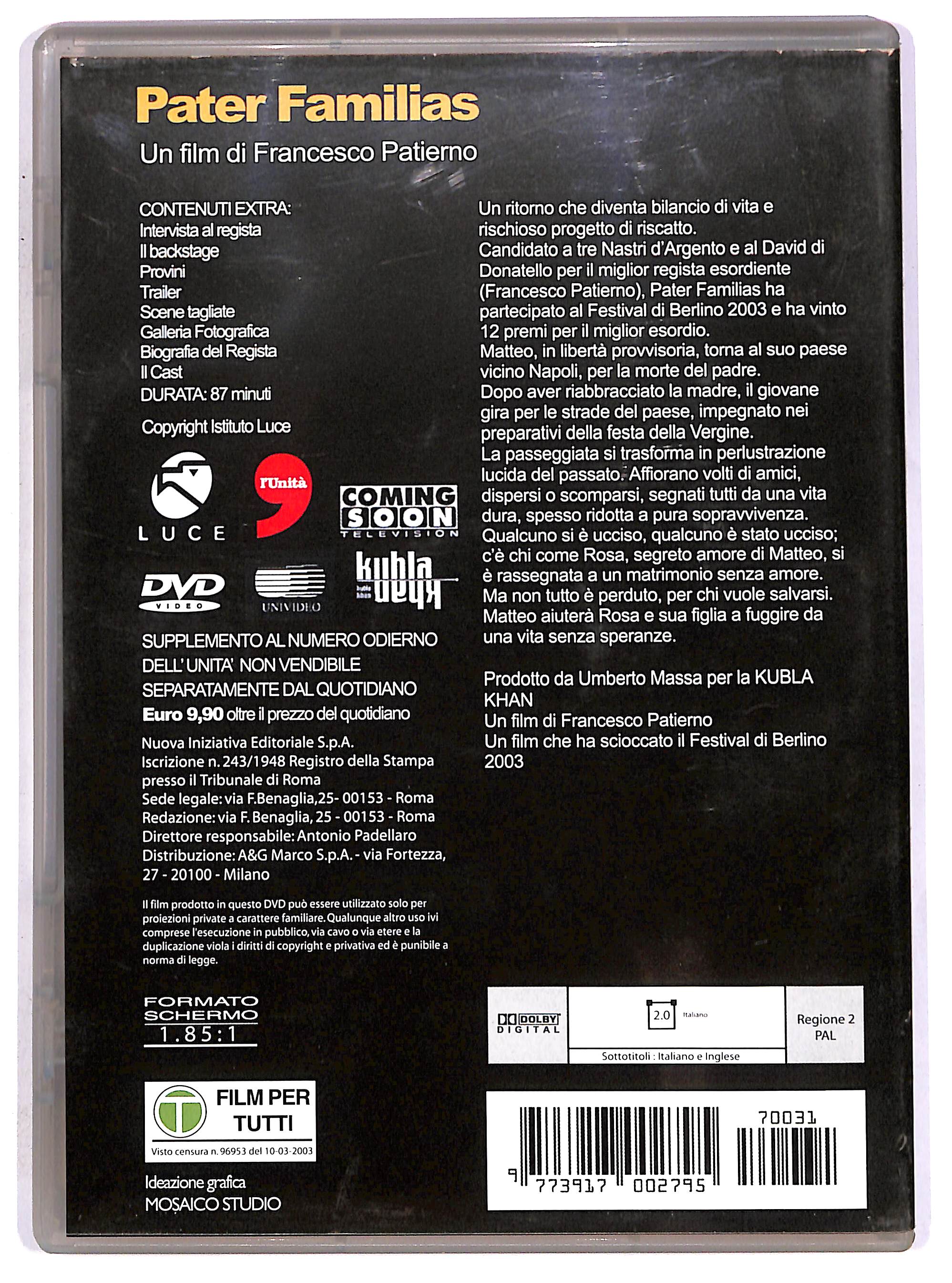 EBOND Pater familias EDITORIALE DVD DB778906 - Image 2