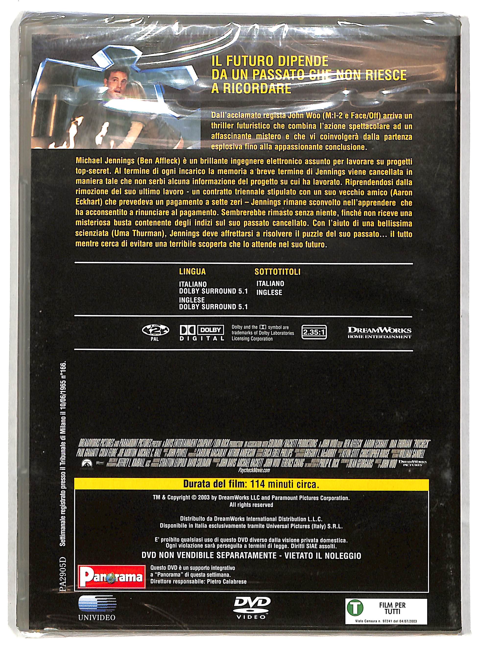EBOND Paycheck EDITORIALE DVD DB731649 - Image 2