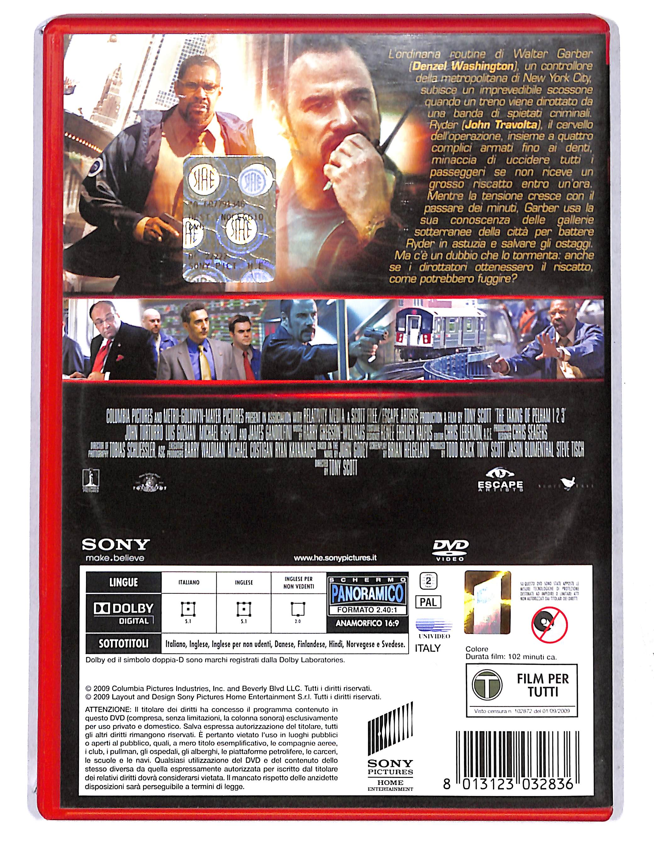 EBOND Pelham 123 NOLEGGIO DVD DB751809 - Image 2