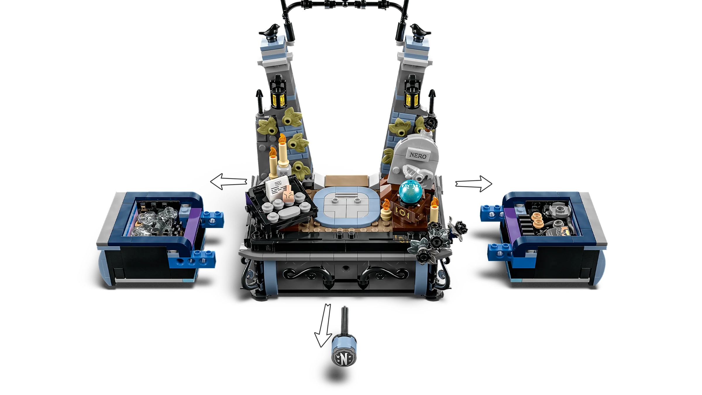 LEGO 76780 Personaggio di Mercoledi Addams - Image 4