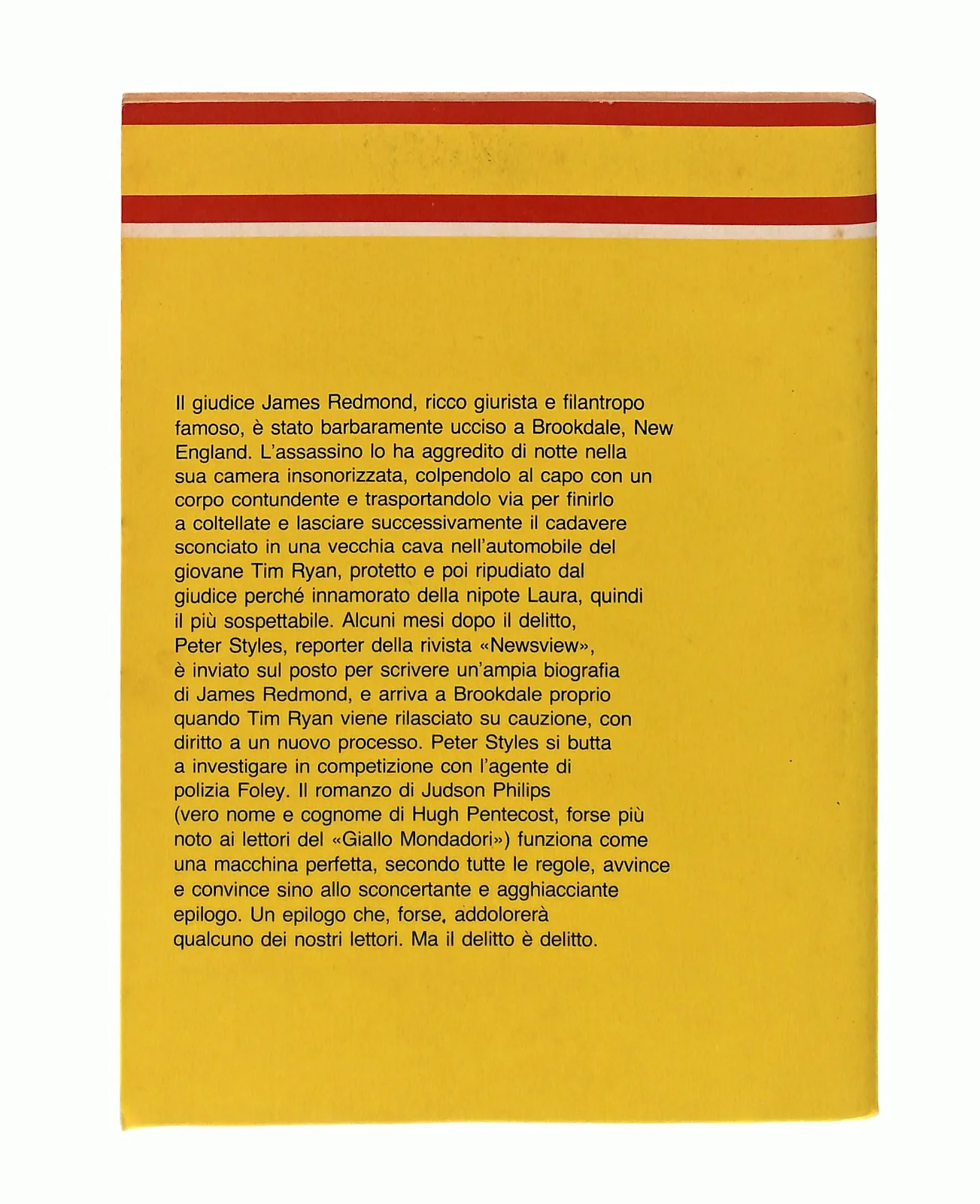 EBOND Peter Styles Delitto Su Misura Philips Il Giallo Mondadori Libro LI048780 - Image 2