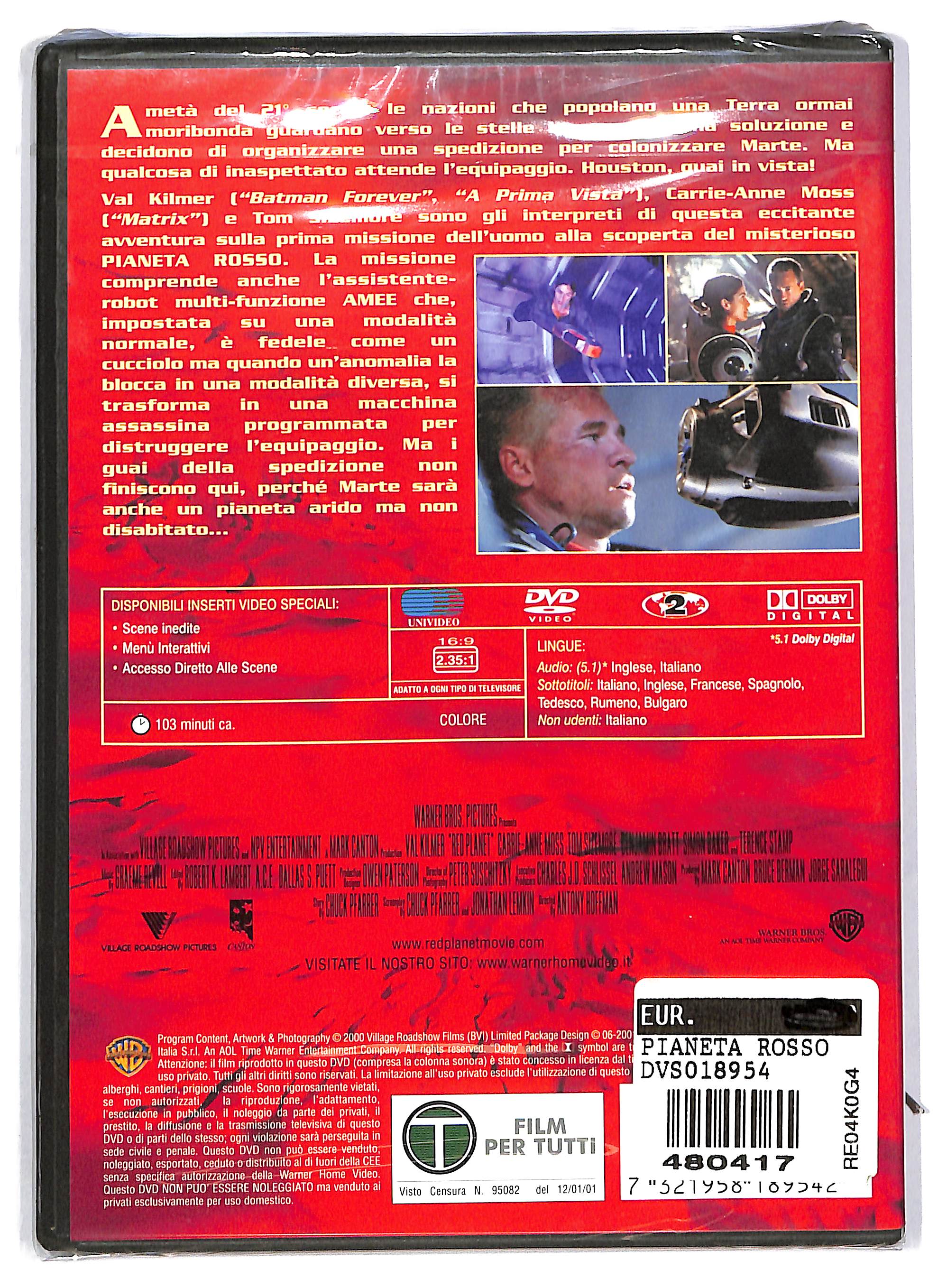 EBOND Pianeta rosso DVD DB725766 - Image 2