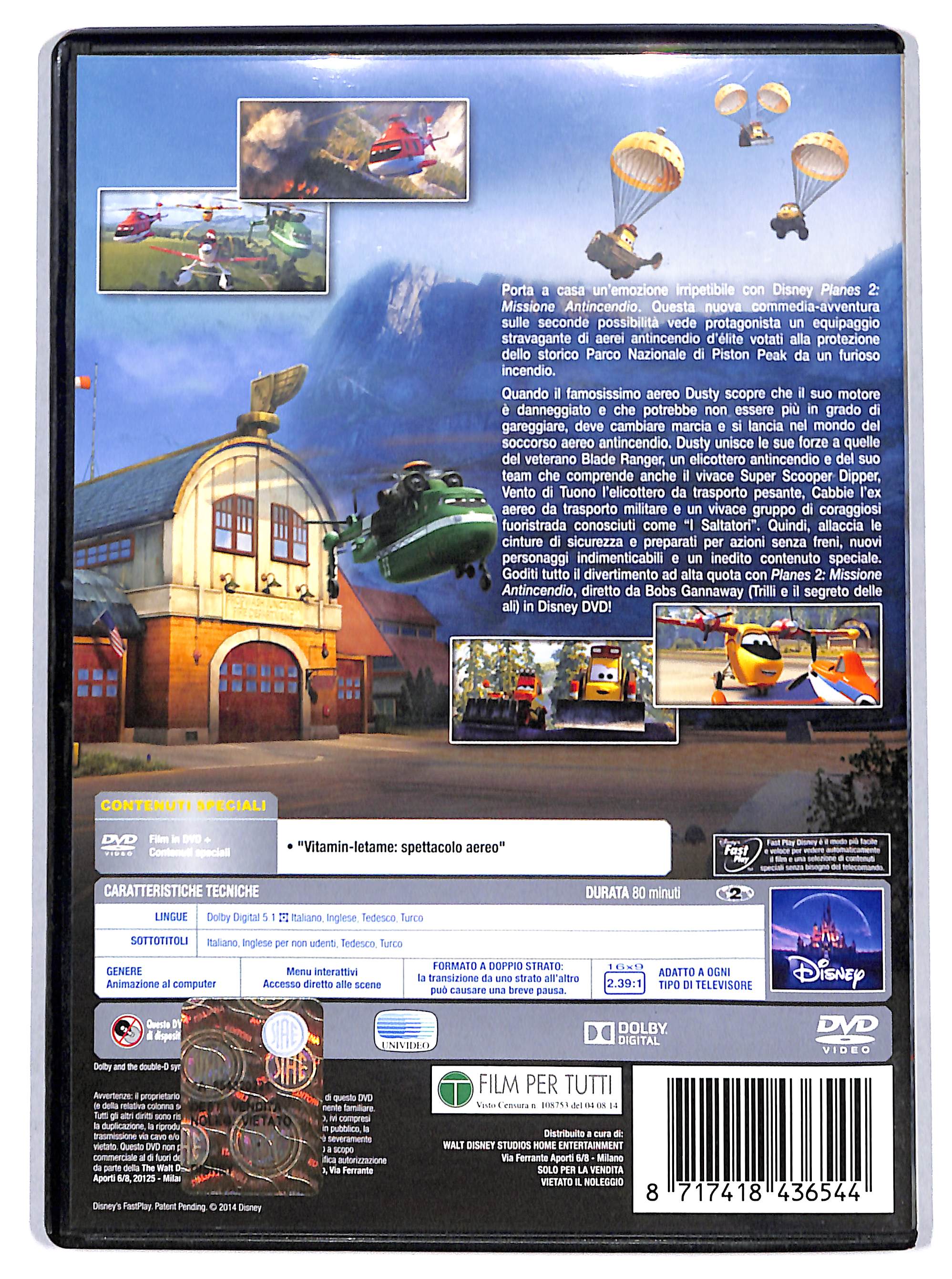 EBOND Planes 2 - Missione antincendio NOLEGGIO DVD DB759221 - Image 2