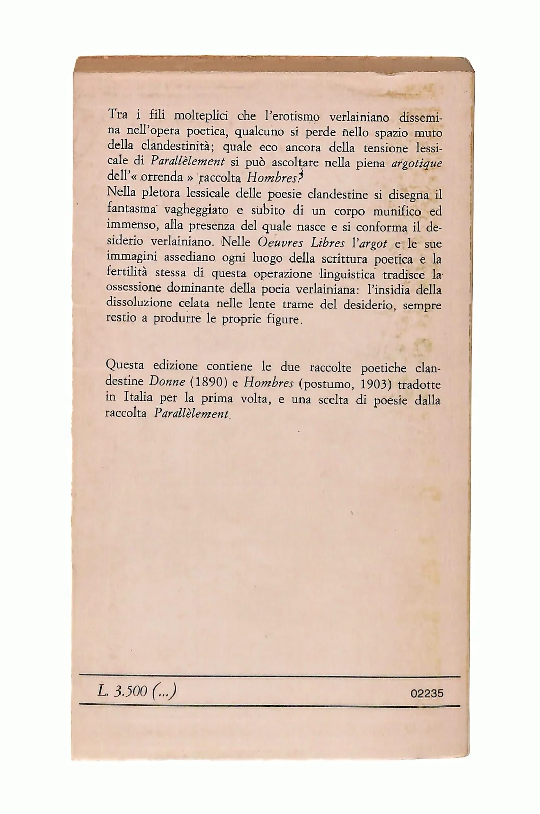 EBOND Poesie Erotiche Paul Verlaine Savelli 1979 Libro LI047913 - Image 2