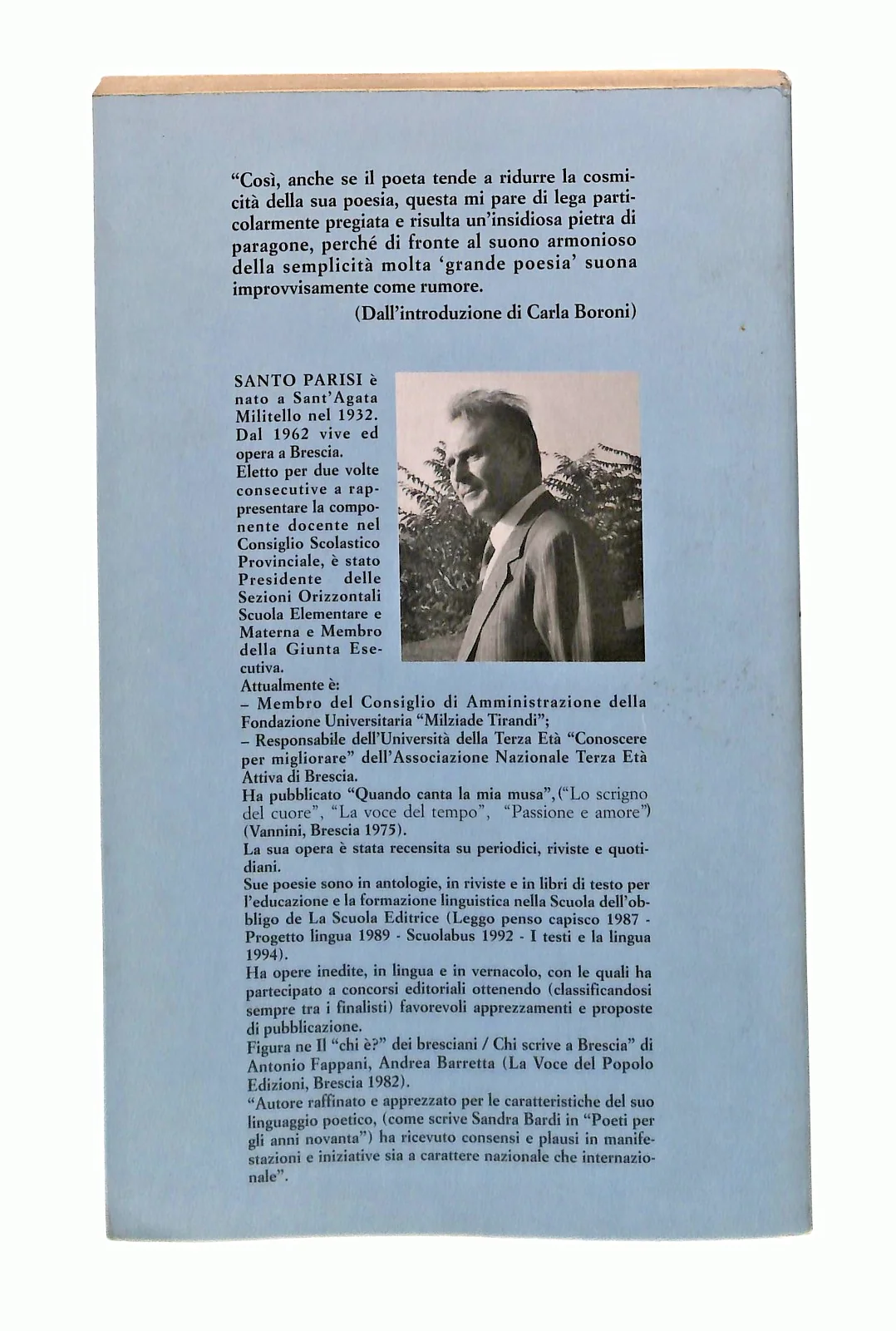 EBOND Poesie Scritte Col Gesso Santo Parisi Vannini 1996 Libro LI048471 - Image 2