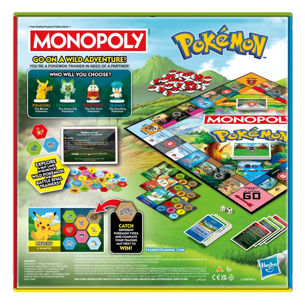 POKEMON BOARD GAME MONOPOLY *ENGLISH VERSION* P043471 - Image 2