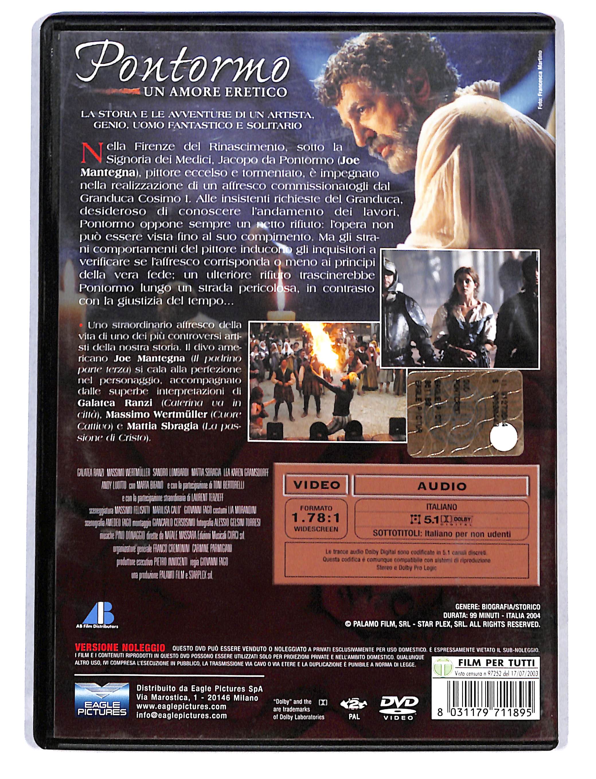 EBOND Pontorno Un Amore eretico NOLEGGIO DVD DB739349 - Image 2
