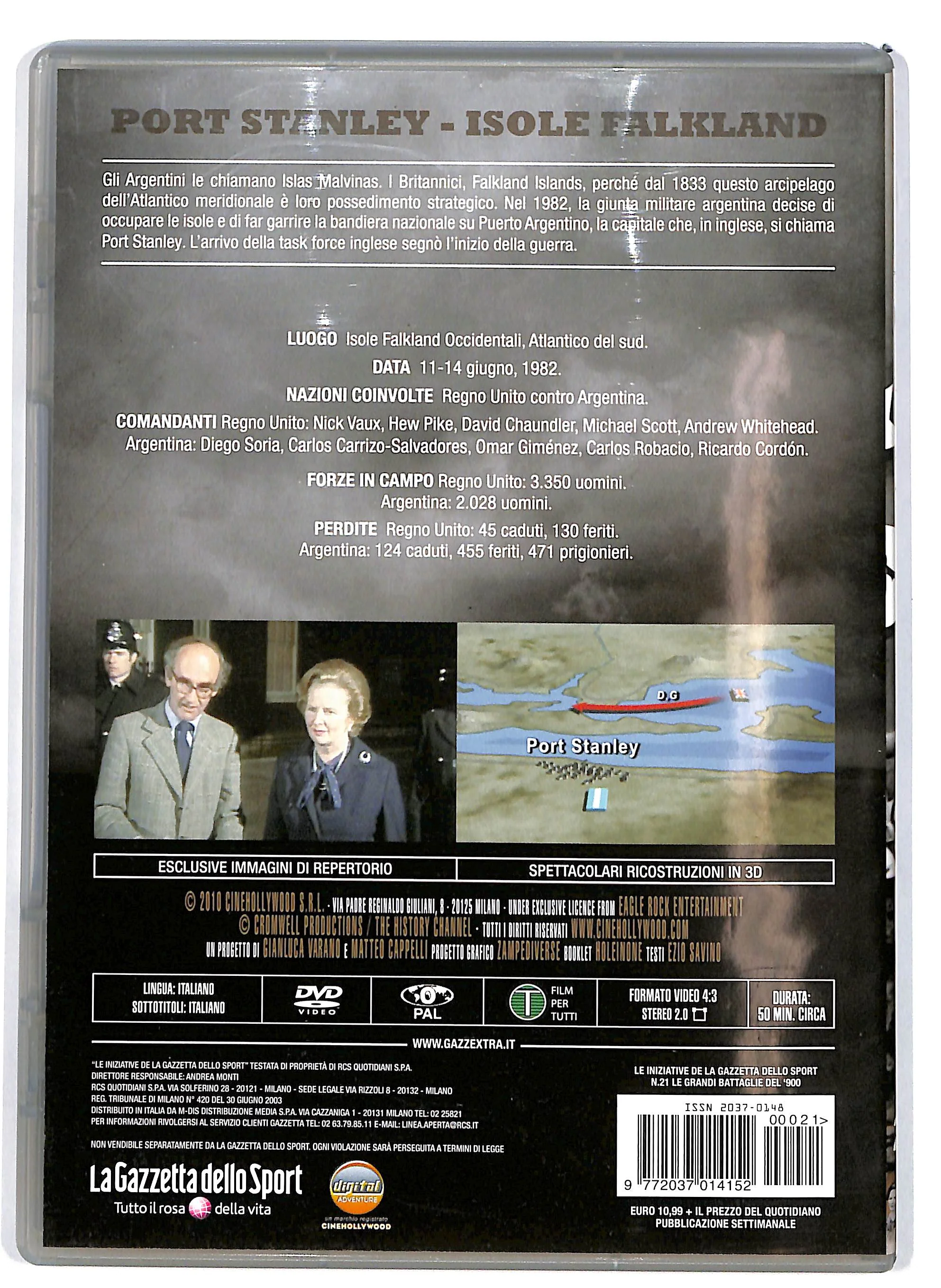 EBOND Port Stanley - Isole Falkland 1982 vol.21 EDITORIALE DVD DB713938 - Image 2