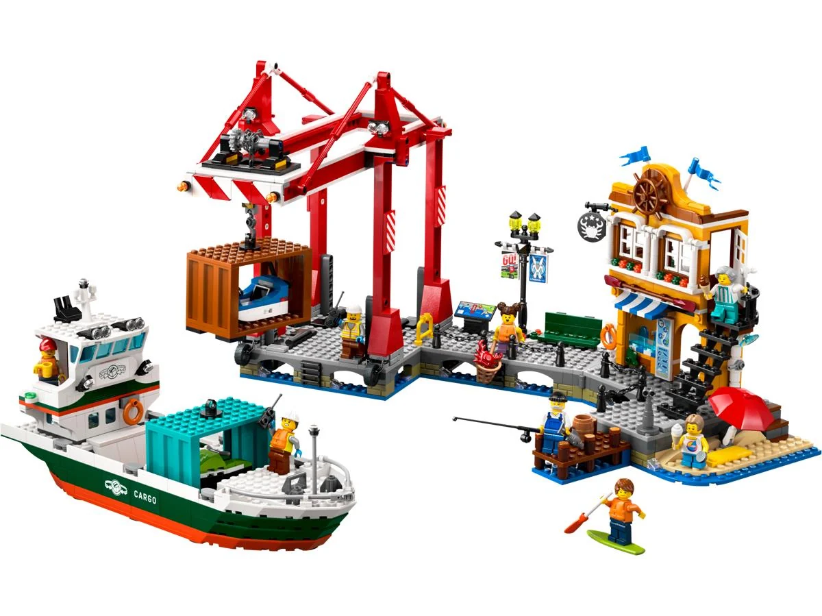 LEGO 60422 Porto e nave merci - Image 2